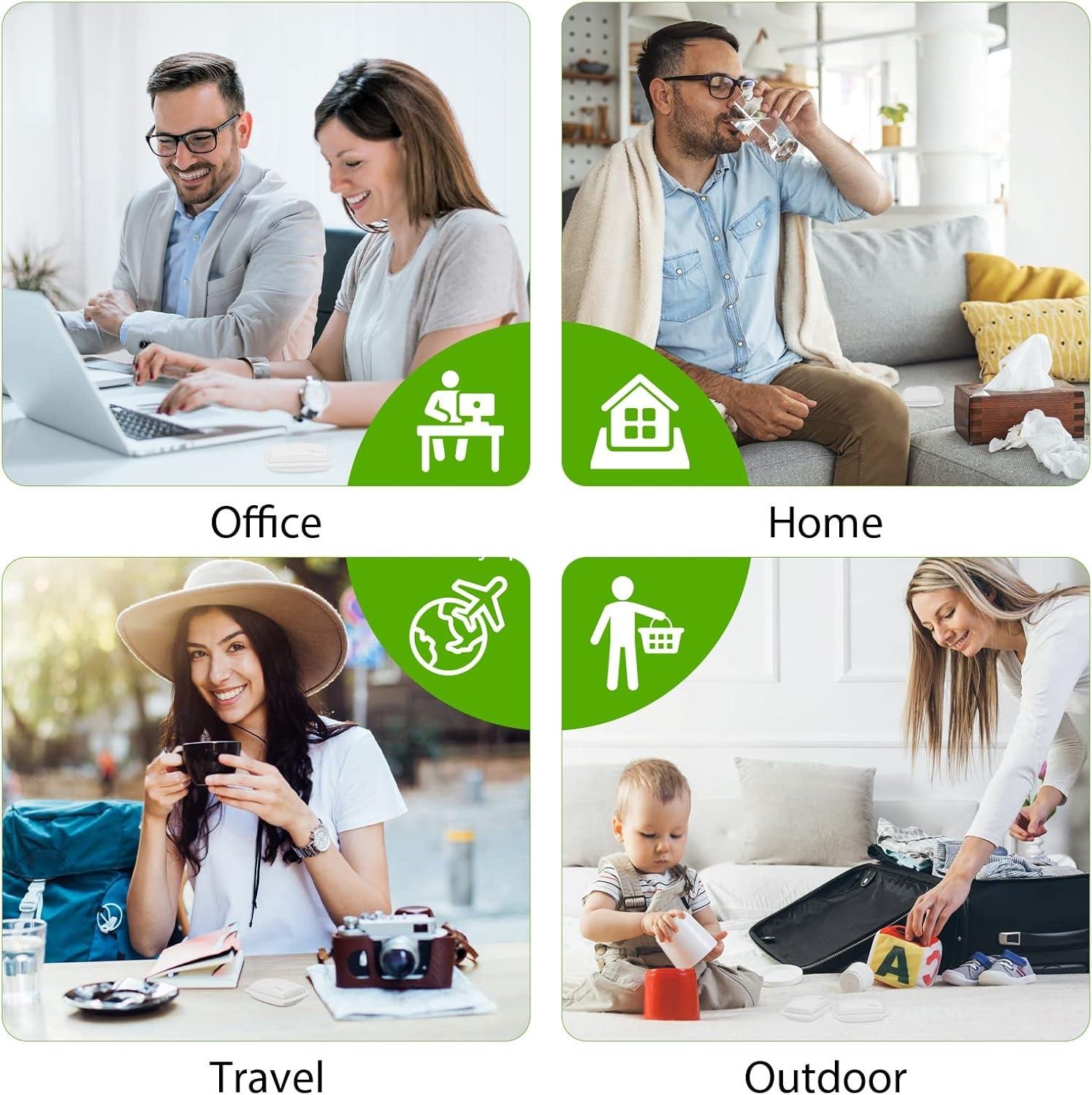 Wholesale 4 Pieces Pill Organizer Reusable Pocket Case Portable Silicone Pill Pouch Small Box Container for Medication, Vitamins, and Tablets (White) - Manufacturer