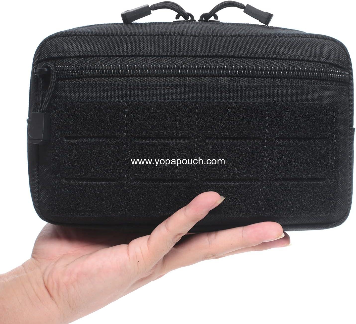 Wholesale Tactical Molle Horizontal Admin Pouch Multi-Purpose Laser-Cut EDC Tool Bag - Manufacturer