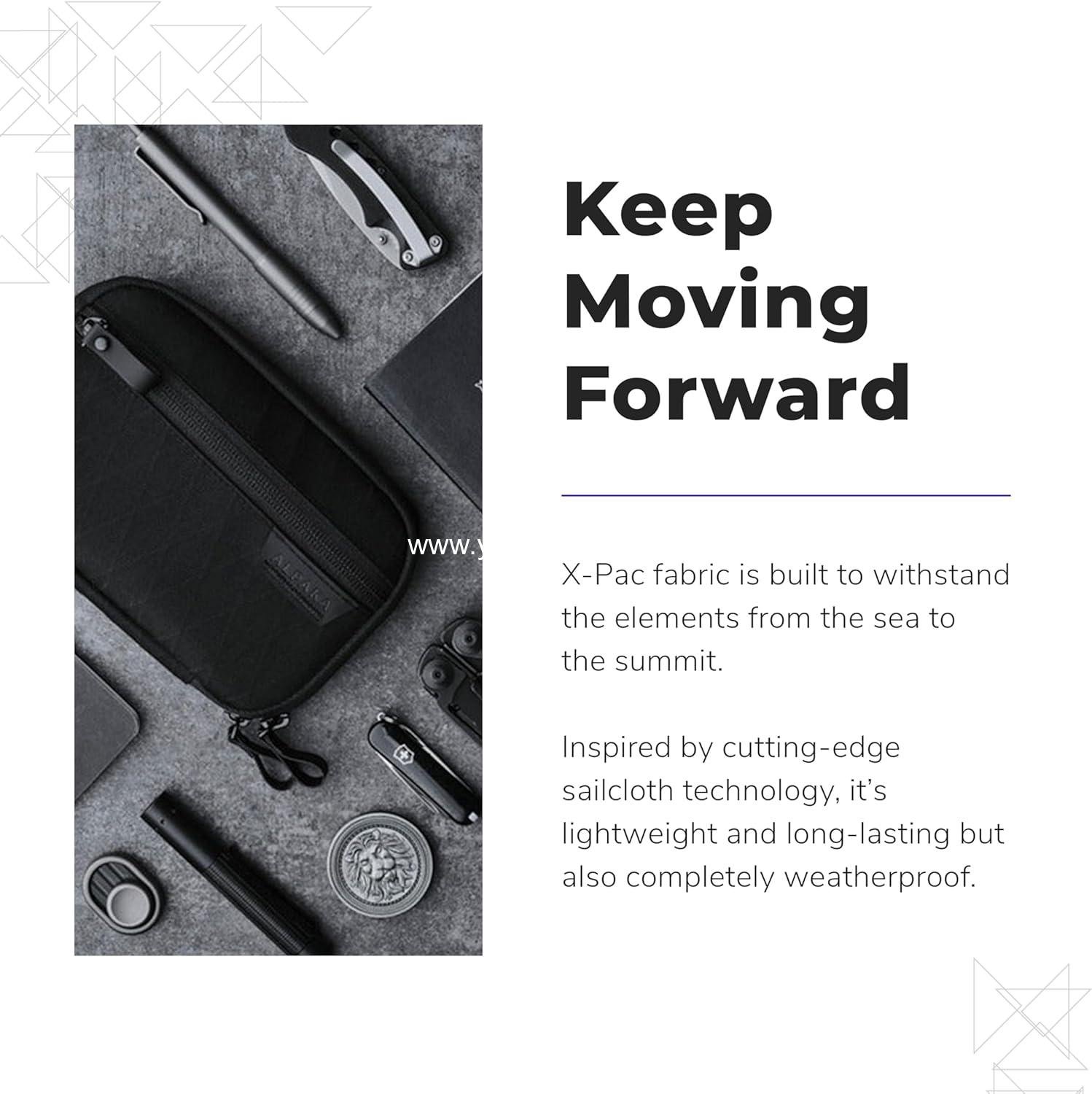 Wholesale Soft-Shell Small Pouch for Electronic Accessories and Tools - Durable, Weatherproof, UV Resistant X-Pac X42 Fabric - Olive Green - Factory