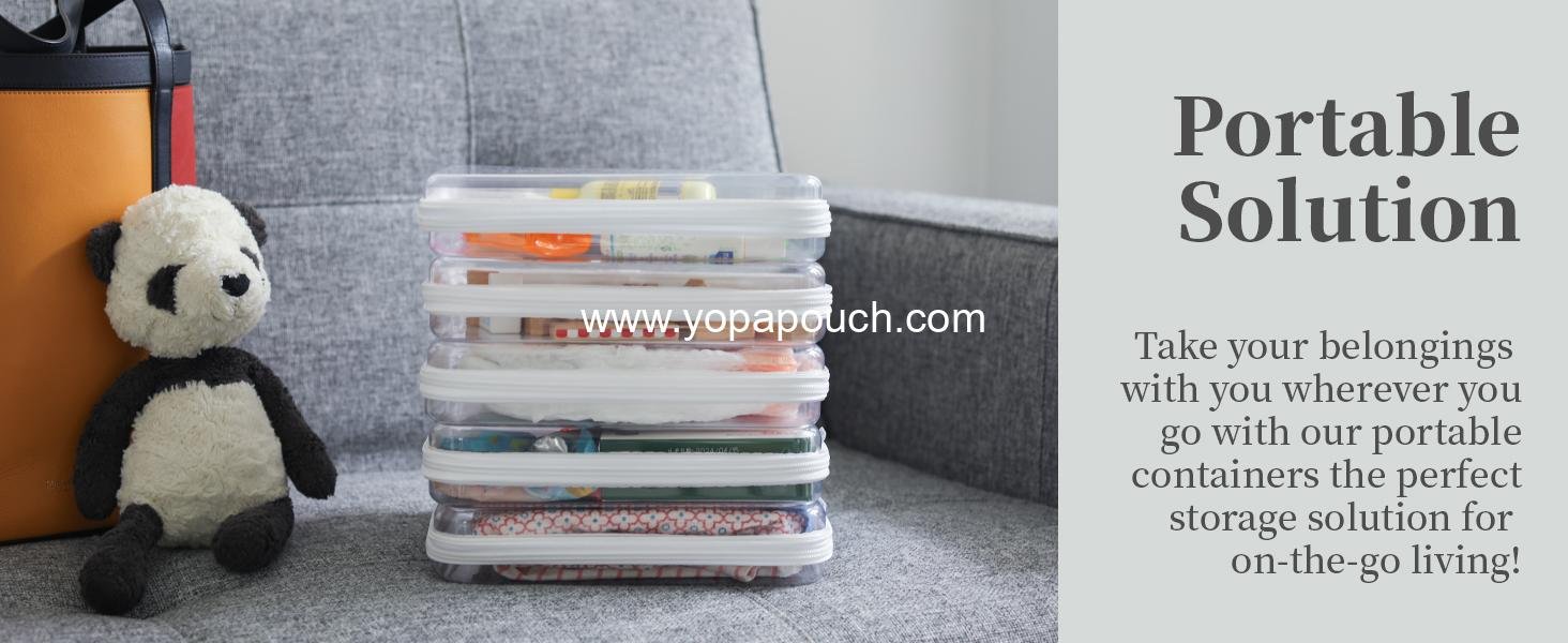 Wholesale 3PCS Clear Hard Shell Zipper Case Portable Cosmetic Bag, Diaper Bag Organizing Pouches, Kid's Toy Storage Organizer Bins, Hard Plastic Case for Halloween Thanksgiving Storage Bin Manufacturer