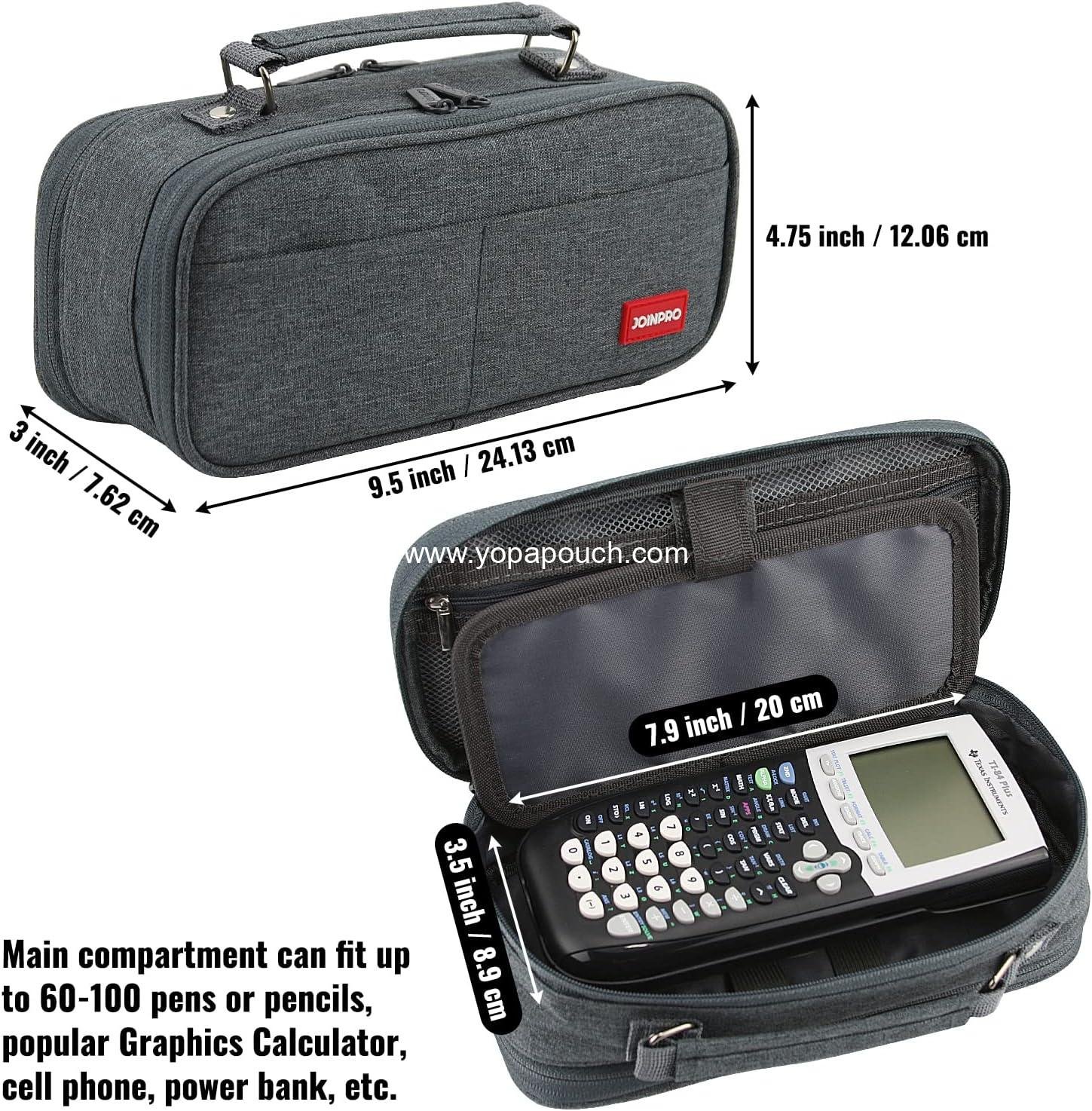 Wholesale Large Capacity Pencil Case Organizer - Double Zipper Storage Bag - Big Pencil Pouch for College, School, Office, Teen, Men, Women, Adults Supplier