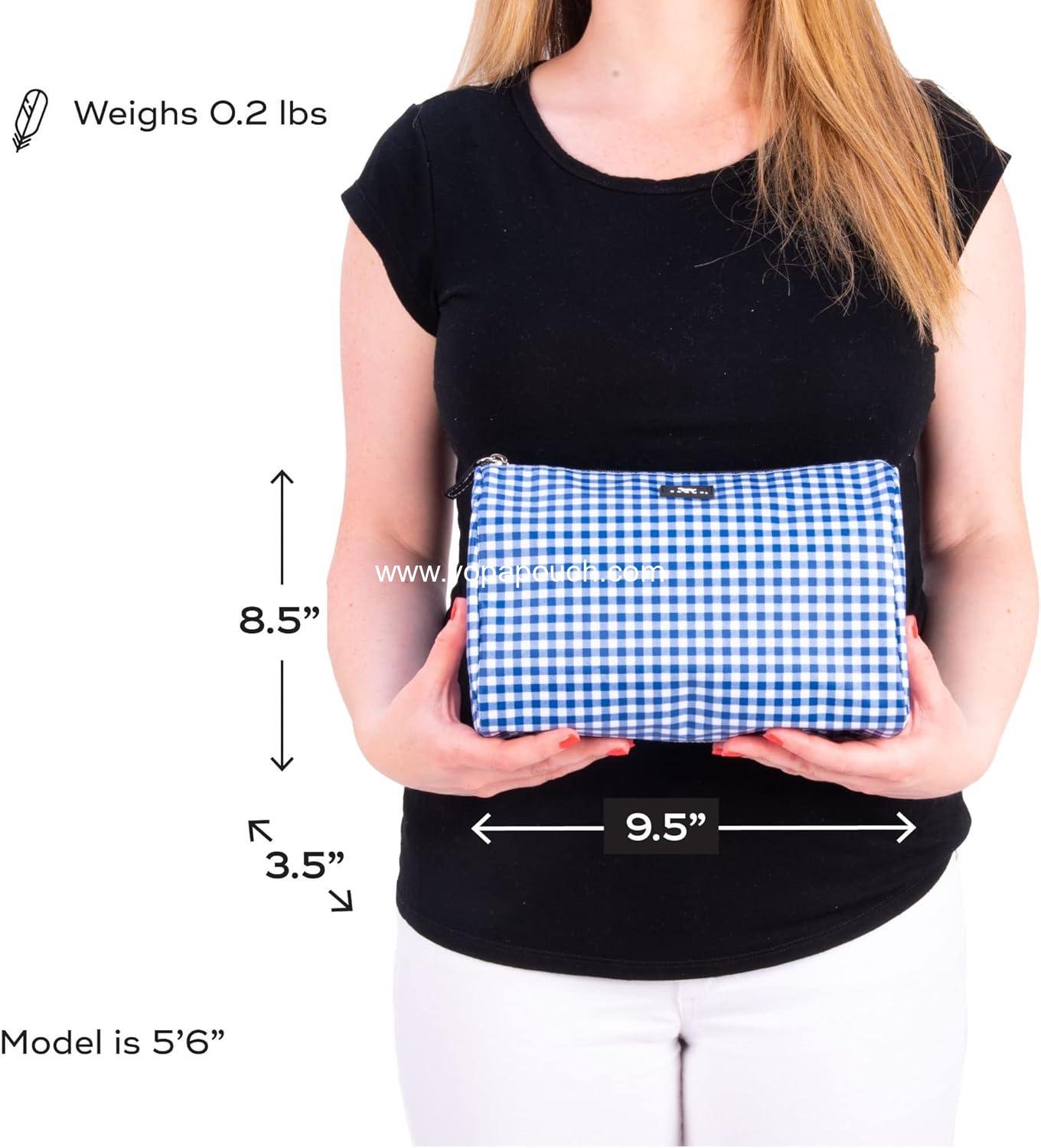 Wholesale Water-Resistant Toiletry Bag – Makeup and Cosmetic Organizer, Fits Full-Size Items, Inner Pocket, Zips Closed, Supplier