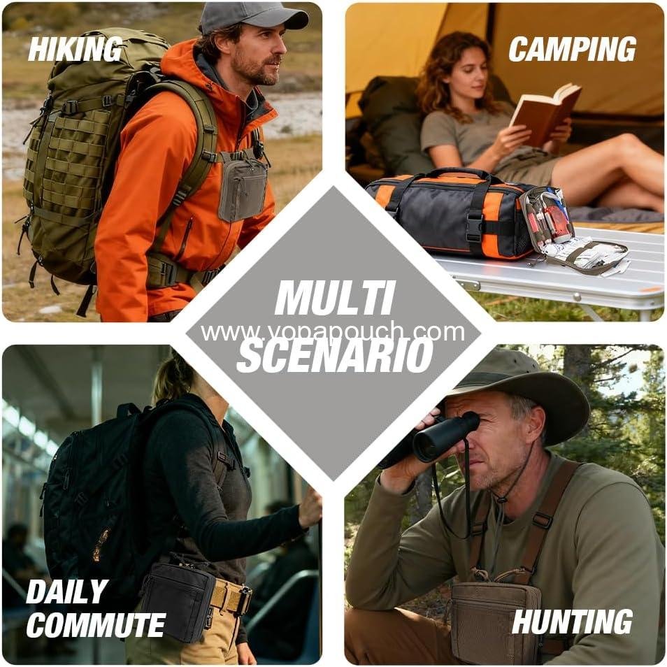 Wholesale Compact Tactical Admin Pouch EDC Utility Gear Organizer Portable Storage Accessory for Bags Manufacturer