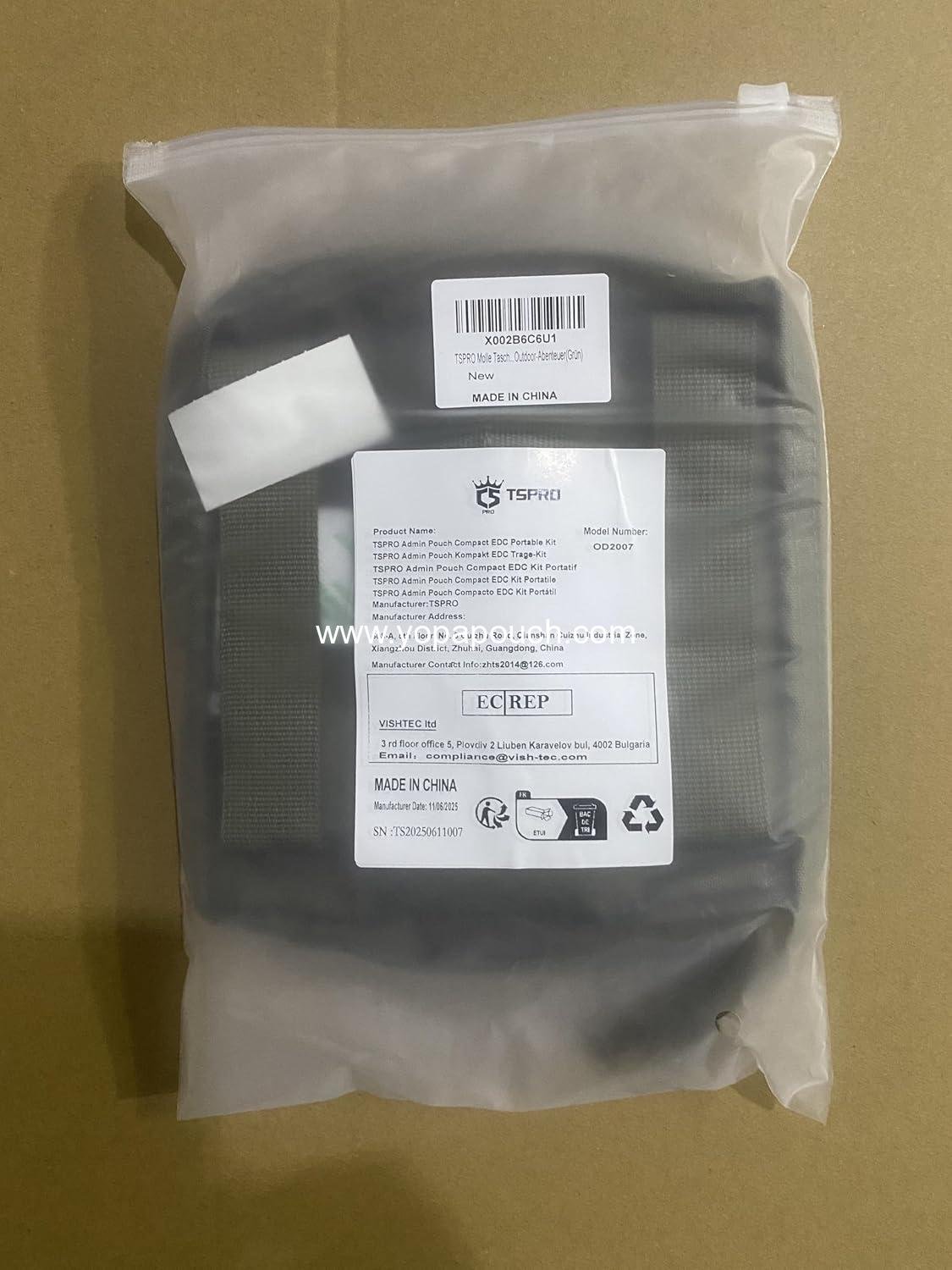 Wholesale Compact Tactical Admin Pouch EDC Utility Gear Organizer Portable Storage Accessory for Bags Manufacturer