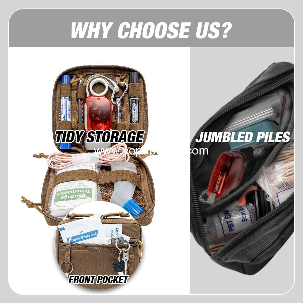 Wholesale Compact Tactical Admin Pouch EDC Utility Gear Organizer Portable Storage Accessory for Bags Manufacturer