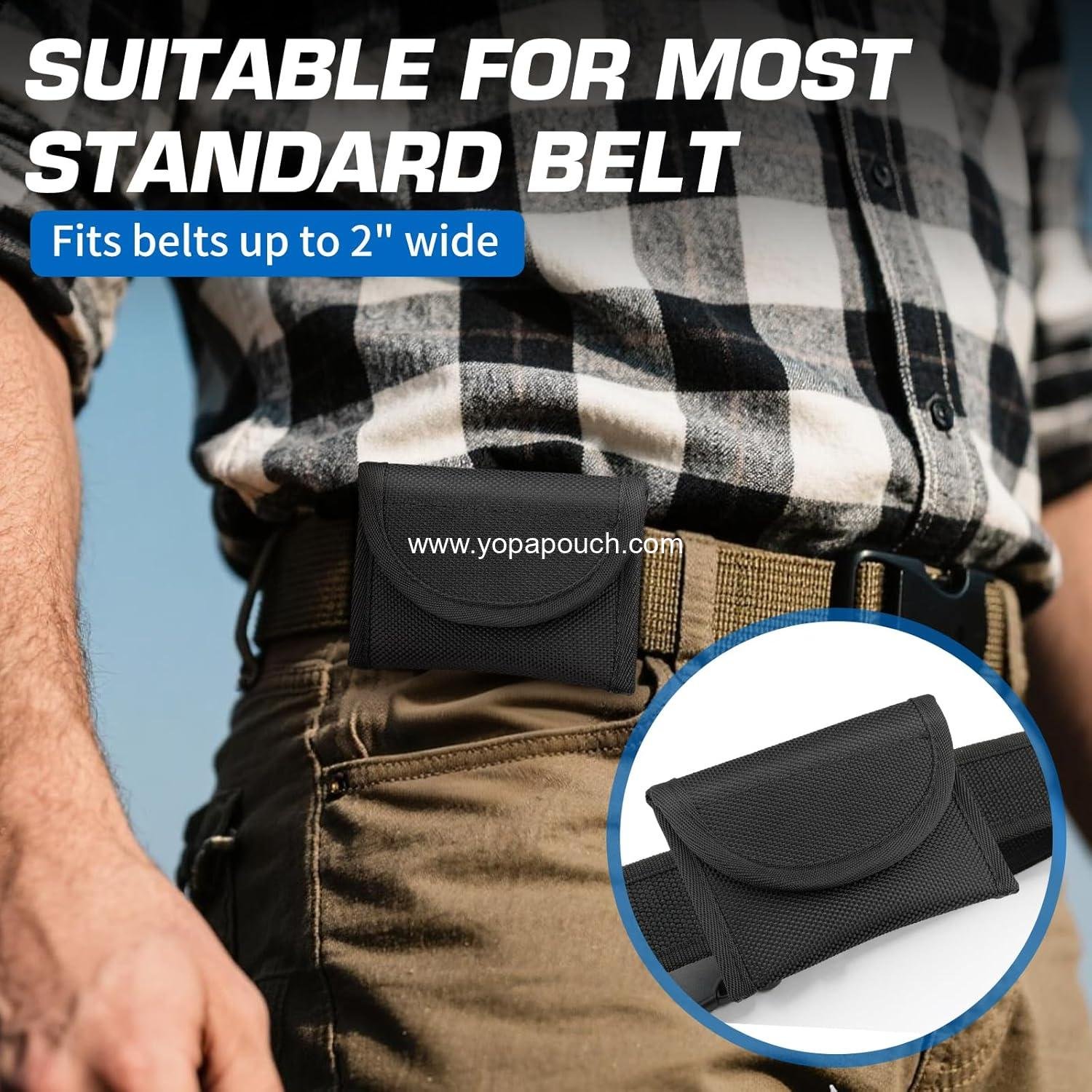 Wholesale 1680D Nylon Glove Pouch for Duty Belt - Latex Disposable Glove Holder for Firefighters, EMS, EMT, Paramedics, First Responders Supplier