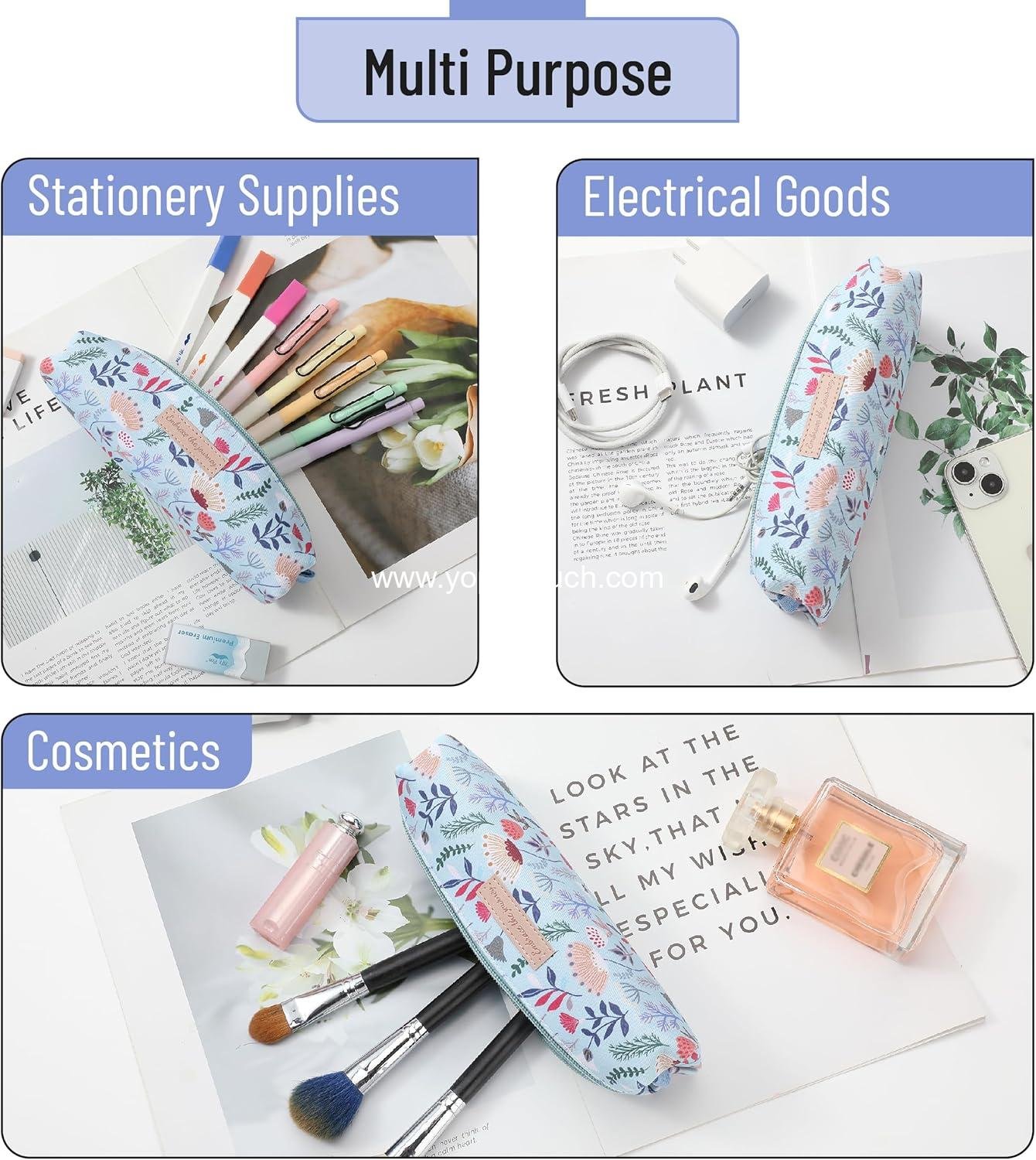 Wholesale Cute Pencil Case Pouch, Summer Design, Multipurpose Canvas Bible Pouch - Supplier
