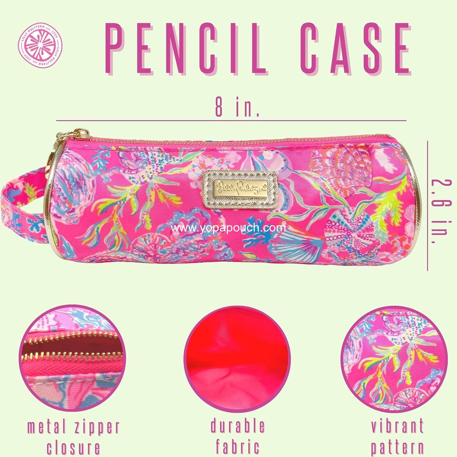 Wholesale Colorful Pencil Case, Cute Zipper Pouch for Office Supplies, Small Travel Bag with Carrying Handle, Shell Me Something Good Manufacturer