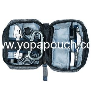 Wholesale Tech Accessory Pouch, Grey, Nylon, 9