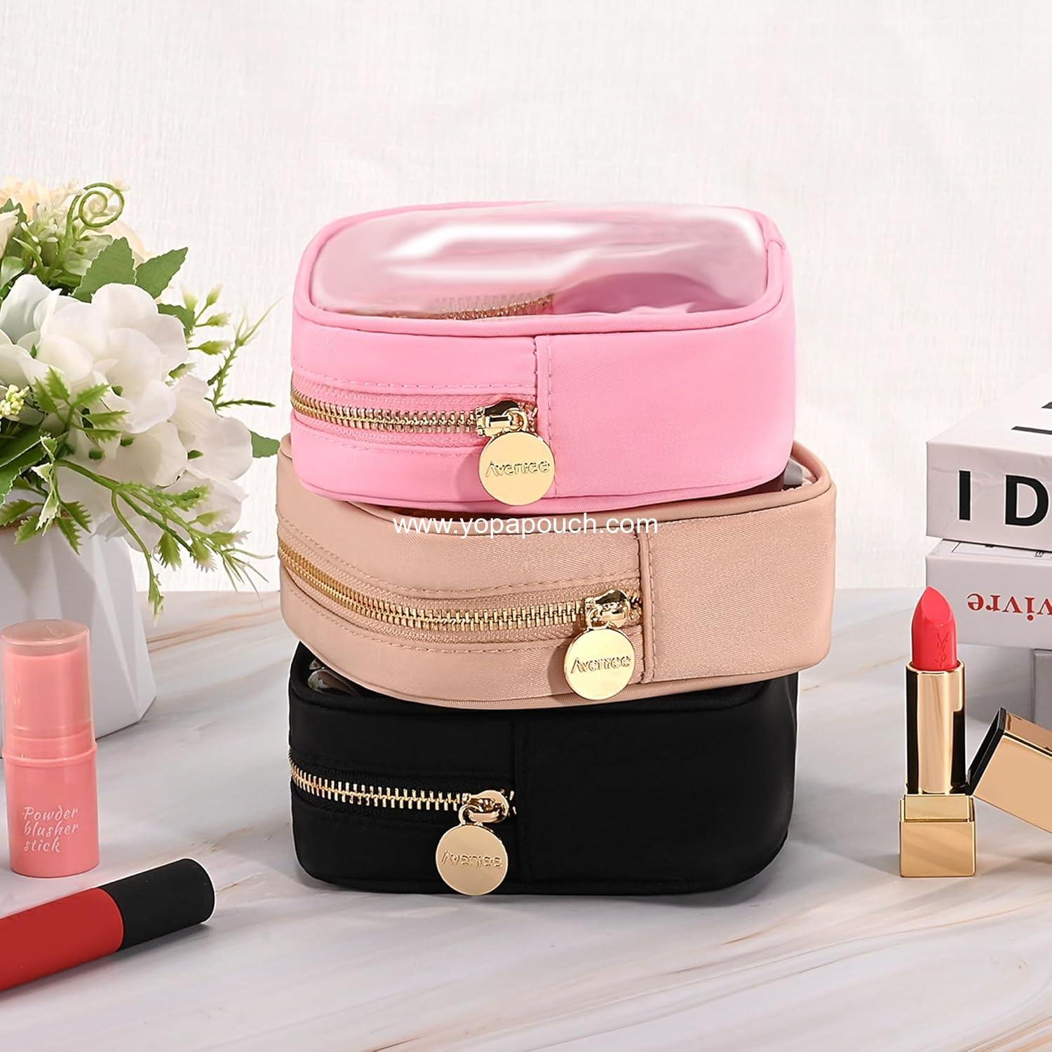 Wholesale Mini Clear Makeup Bag, Small Purse Organizer Cosmetic Travel Pouch for Women, Cute Car Accessories for Skincare and Lipstick Essentials - Factory