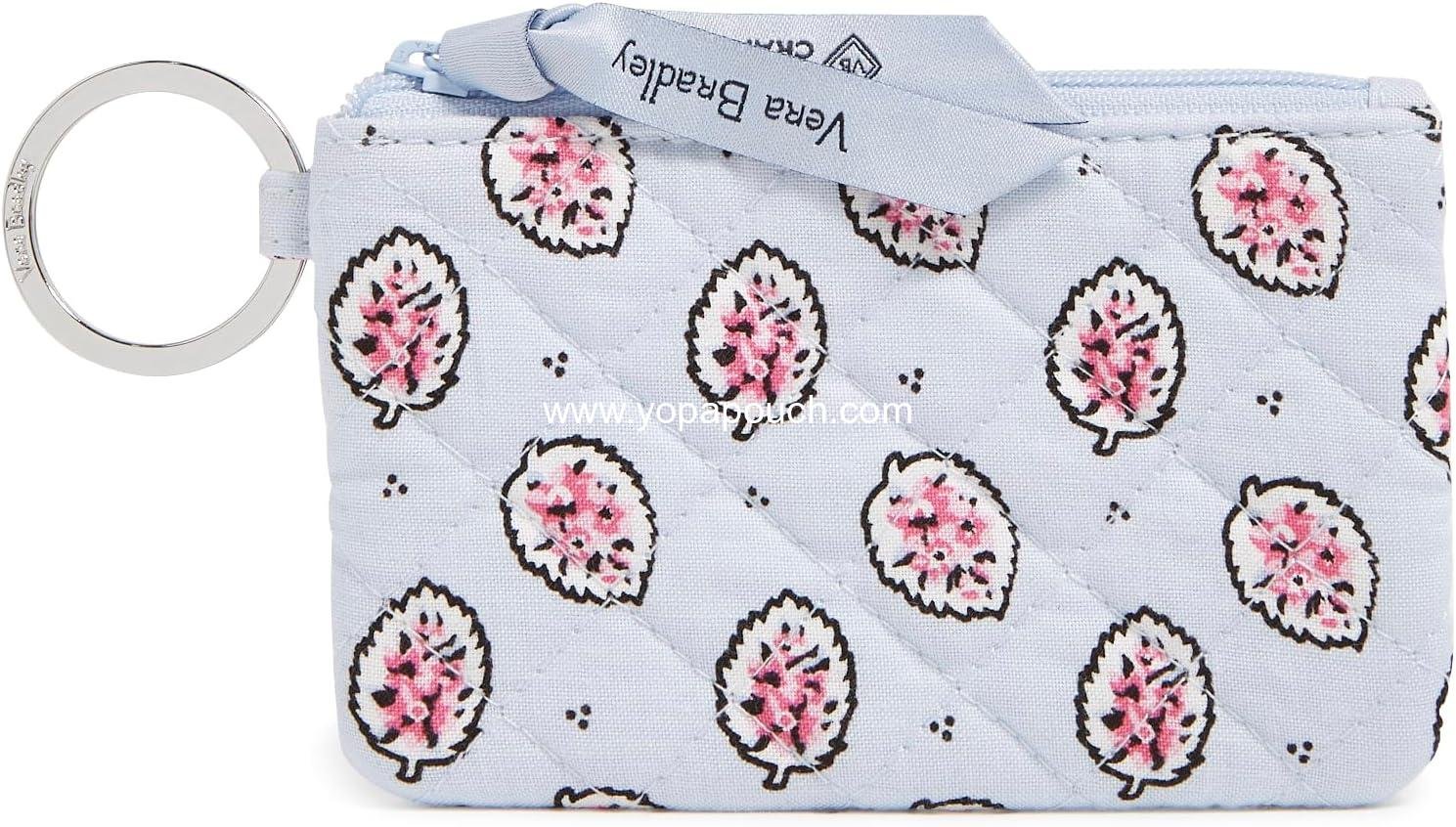 OEM Women's Cotton Zip ID Case Wallet 5