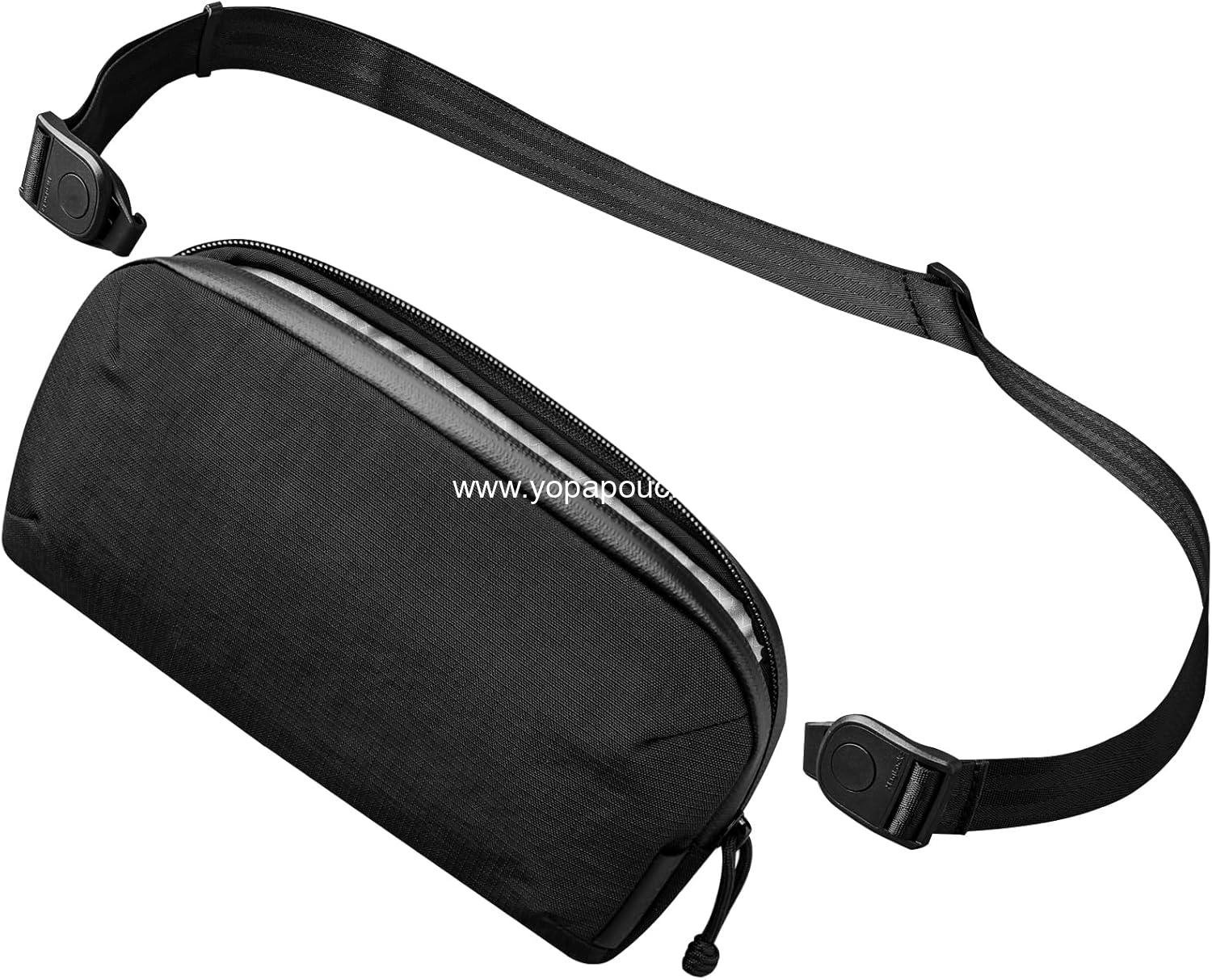 Wholesale 0.7L Sling Crossbody Bag with RFID Blocking, Passport Holder, Weatherproof Travel Purse - Supplier