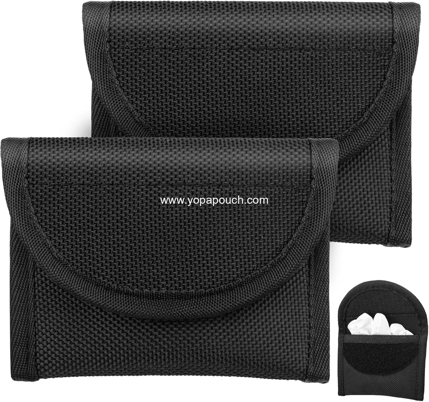 Wholesale 1680D Nylon Glove Pouch for Duty Belt - Latex Disposable Glove Holder for Firefighters, EMS, EMT, Paramedics, First Responders Supplier