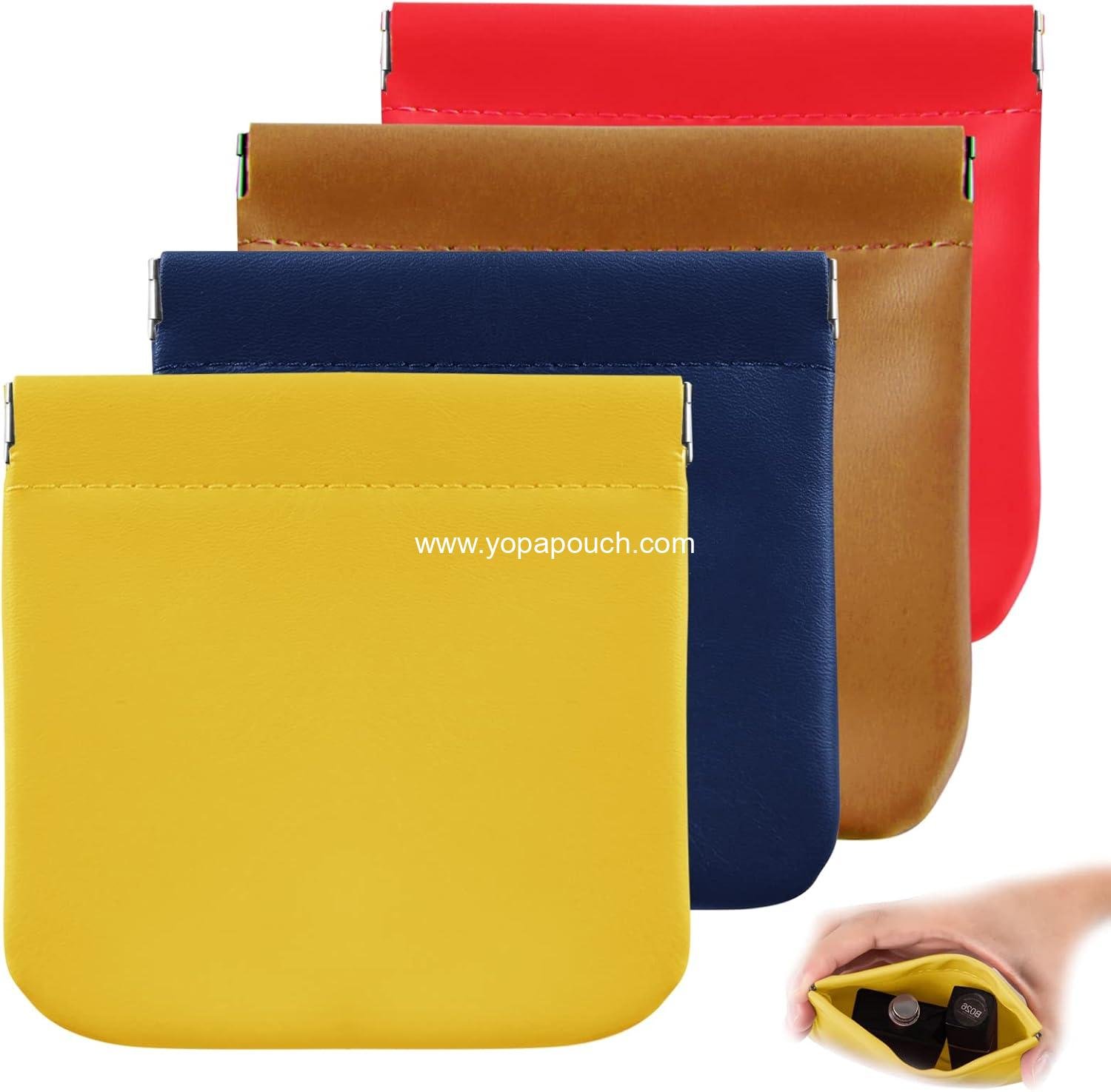 Wholesale 4Pcs Pocket Cosmetic Bag Set, Leather Small Makeup Pouch for Women, Portable No Zipper Coin Purse and Jewelry Pouch, Travel Storage for Cosmetics and Headphones, Factory Wholesale 4Pcs Pocket Cosmetic Bag Set, Leather Small Makeup Pouch for Women, Portable No Zipper Coin Purse and Jewelry Pouch, Travel Storage for Cosmetics and Headphones, Factory