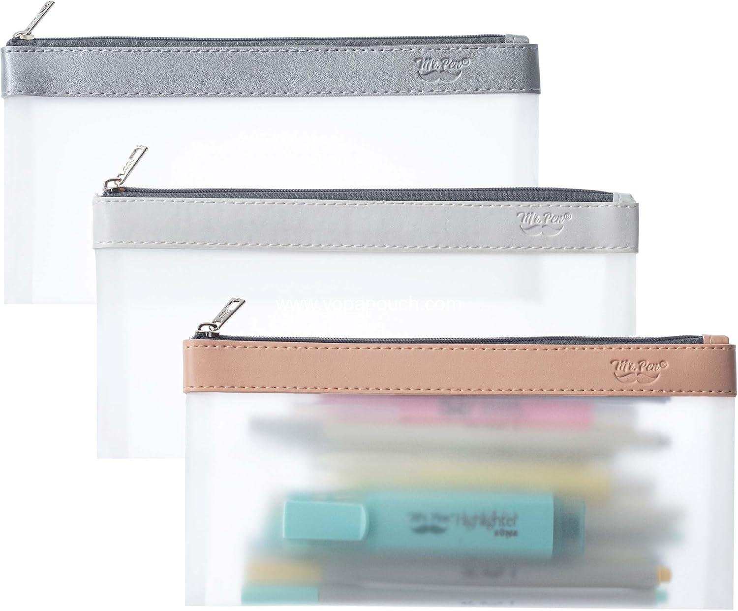 Wholesale Clear Pencil Pouch, 3 Pack, Clear Pencil Cases, Pencil Bags - Supplier Wholesale Clear Pencil Pouch, 3 Pack, Clear Pencil Cases, Pencil Bags - Supplier