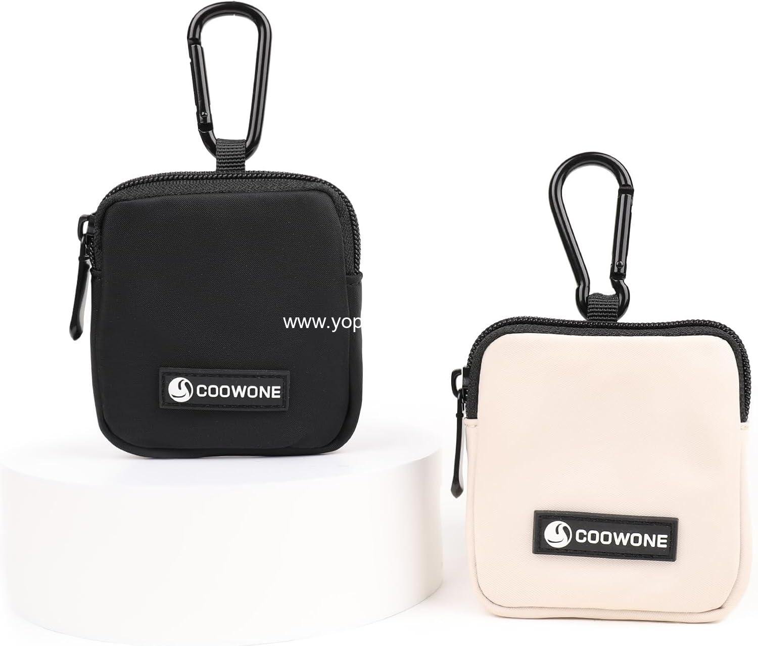 Wholesale Dog Treat Pouch 2-Pack, Waterproof Small Dog Bag for Hands-Free Walking, Includes Carabiner and Poop Bag Holder, Zipper Closure to Prevent Spills - Supplier