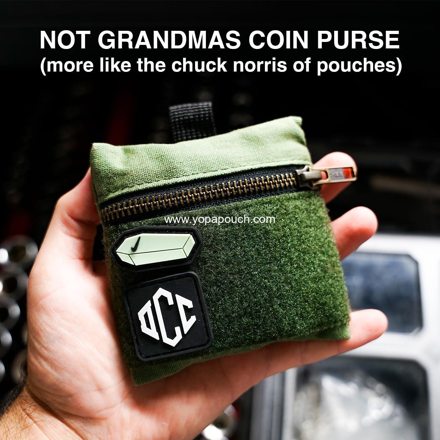 Wholesale EDC Canvas Pouch Pocket Organizer Mighty Pouch for Men Small Tool Utility Pouch for Multitools Waxed Compact Organizer Factory