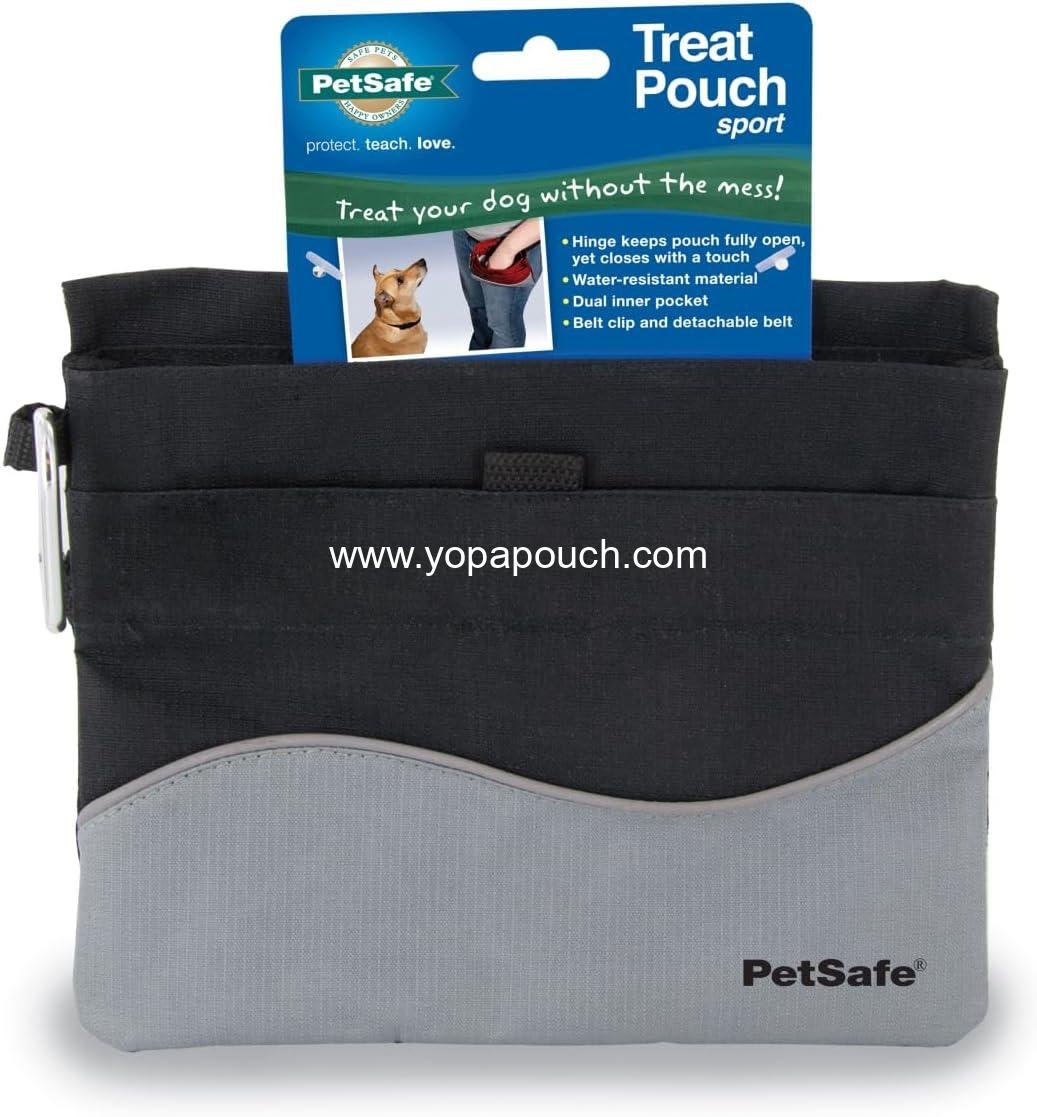 Wholesale Easy Access Waterproof Treat Pouch - Daily Use with Divided Inner Pocket & Front Storage - Adjustable Fit - Standard - Black - Supplier