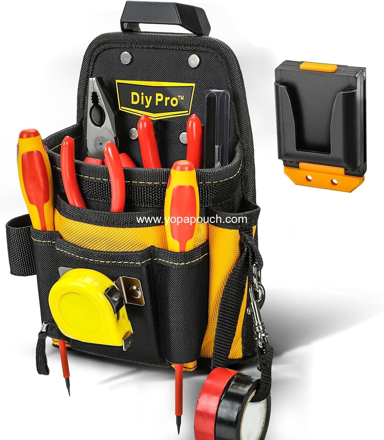 Wholesale Electrician Tool Pouch - Multi-Pocket Heavy Duty Tool Belt Pouch with Clip for Carpenters and Home Improvement - Quick Attach & Release Utility Pouches Supplier
