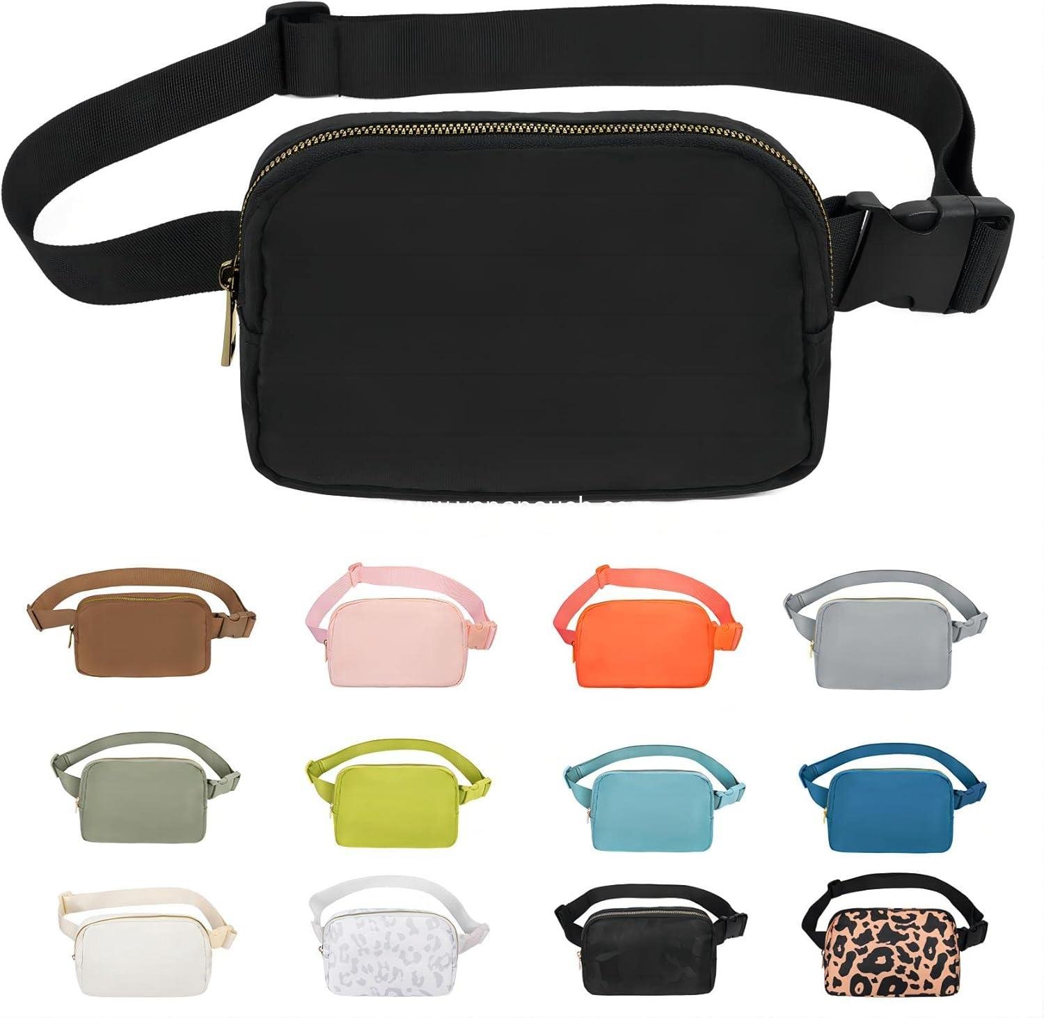 Wholesale Fanny Pack for Men and Women Crossbody Belt Bag with Adjustable Strap, Graduation Gifts, Black, Supplier