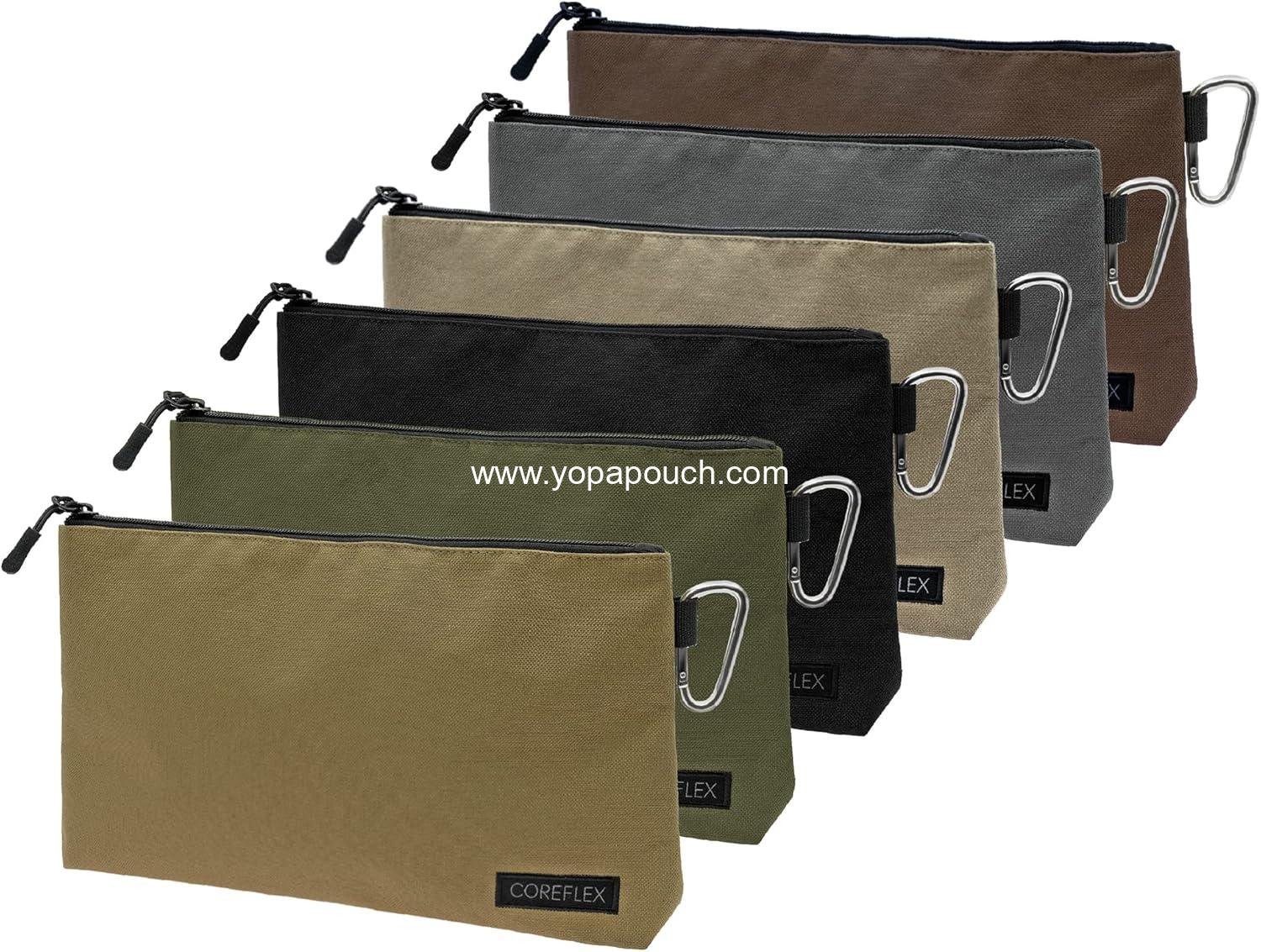 Wholesale Heavy Duty Tool Pouch Zipper Bag, Small Multipurpose Storage Pouch, 12-Inch Flat Bottom Tool Bag with YKK Zipper (6 Pack) - Supplier Wholesale Heavy Duty Tool Pouch Zipper Bag, Small Multipurpose Storage Pouch, 12-Inch Flat Bottom Tool Bag with YKK Zipper (6 Pack) - Supplier