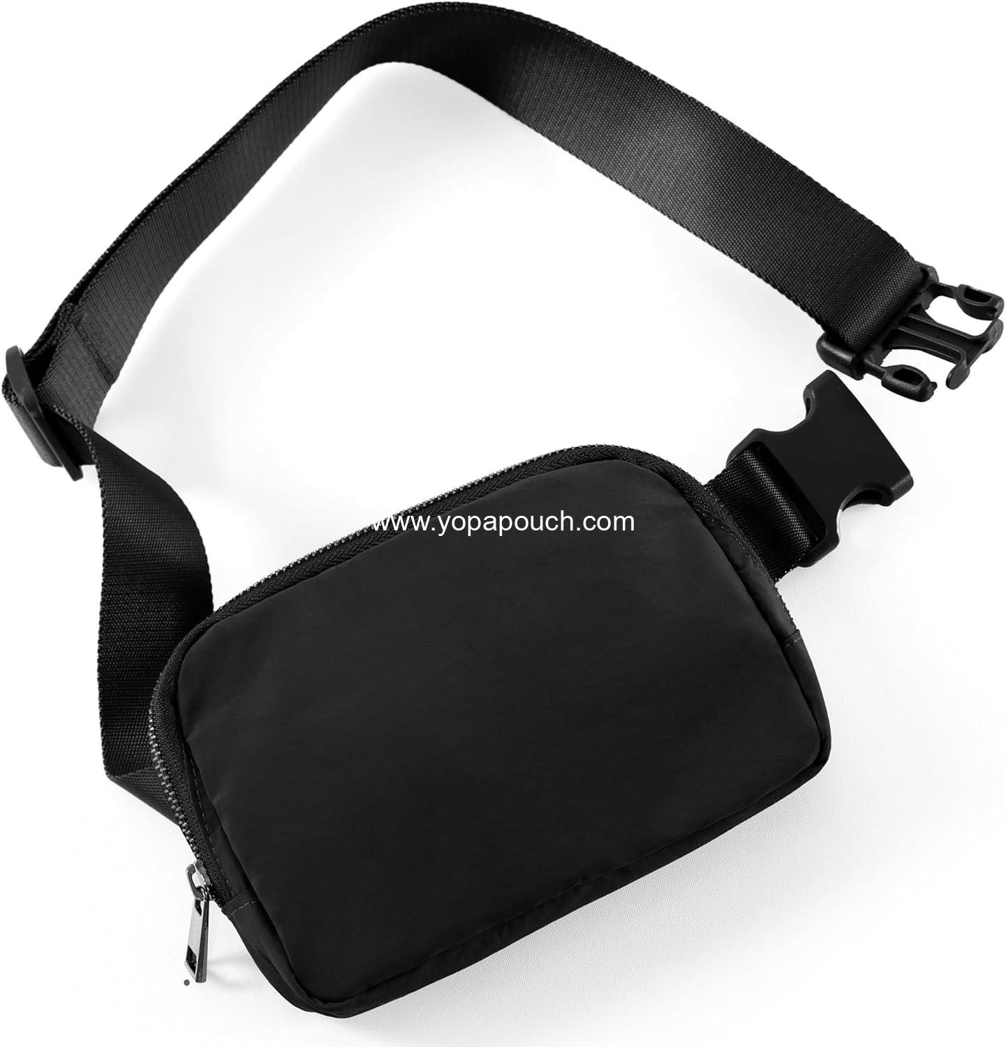 Wholesale Mini Belt Bag with Adjustable Strap, Small Fanny Pack for Workout, Running, Traveling, Hiking, Black - Supplier