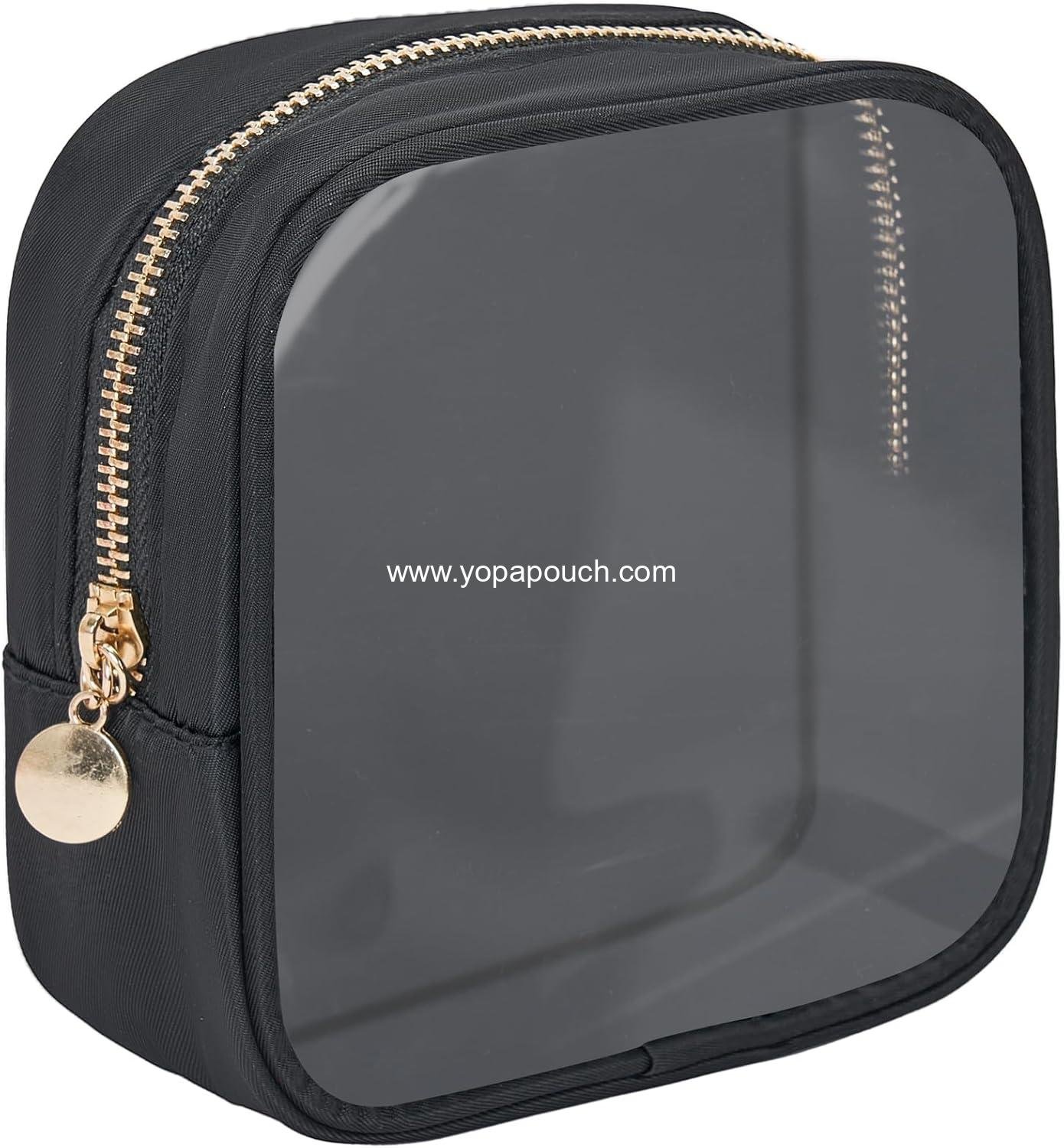 Wholesale Mini Diaper & Makeup Bag Organizer - Clear Pouches for Travel Toiletries -  Essential Purse Organizer Factory