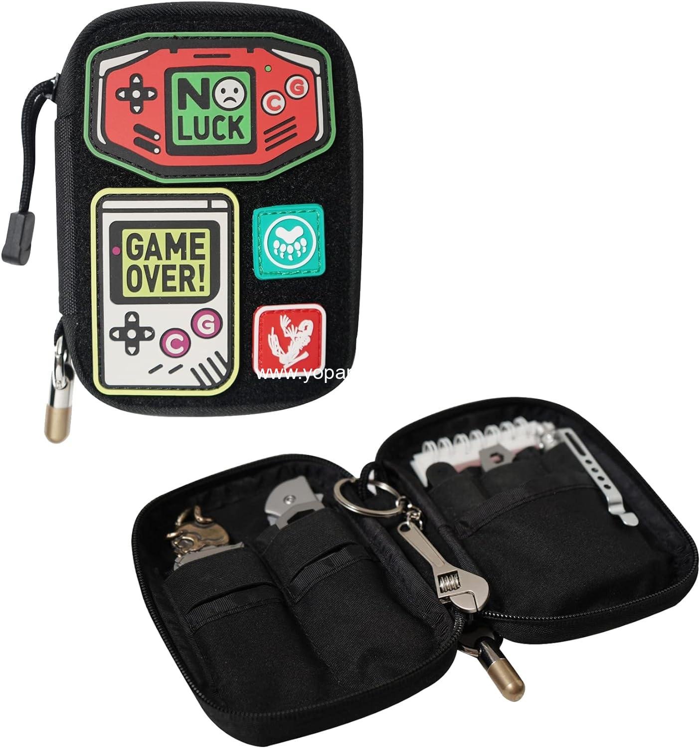 Wholesale Nylon EDC Pocket Pouch Organizer with Hook and Loop Closure - 5x7 inches, Durable, Compact, Lightweight Supplier