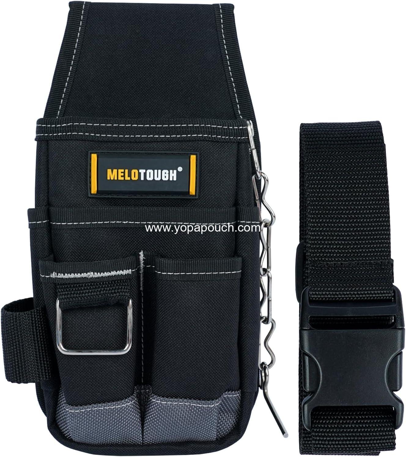 Wholesale Pocket Tool Pouch with Belt Clip – Mini Tool Organizer for Electricians, Carpenters, Construction Workers, Technicians – Factory