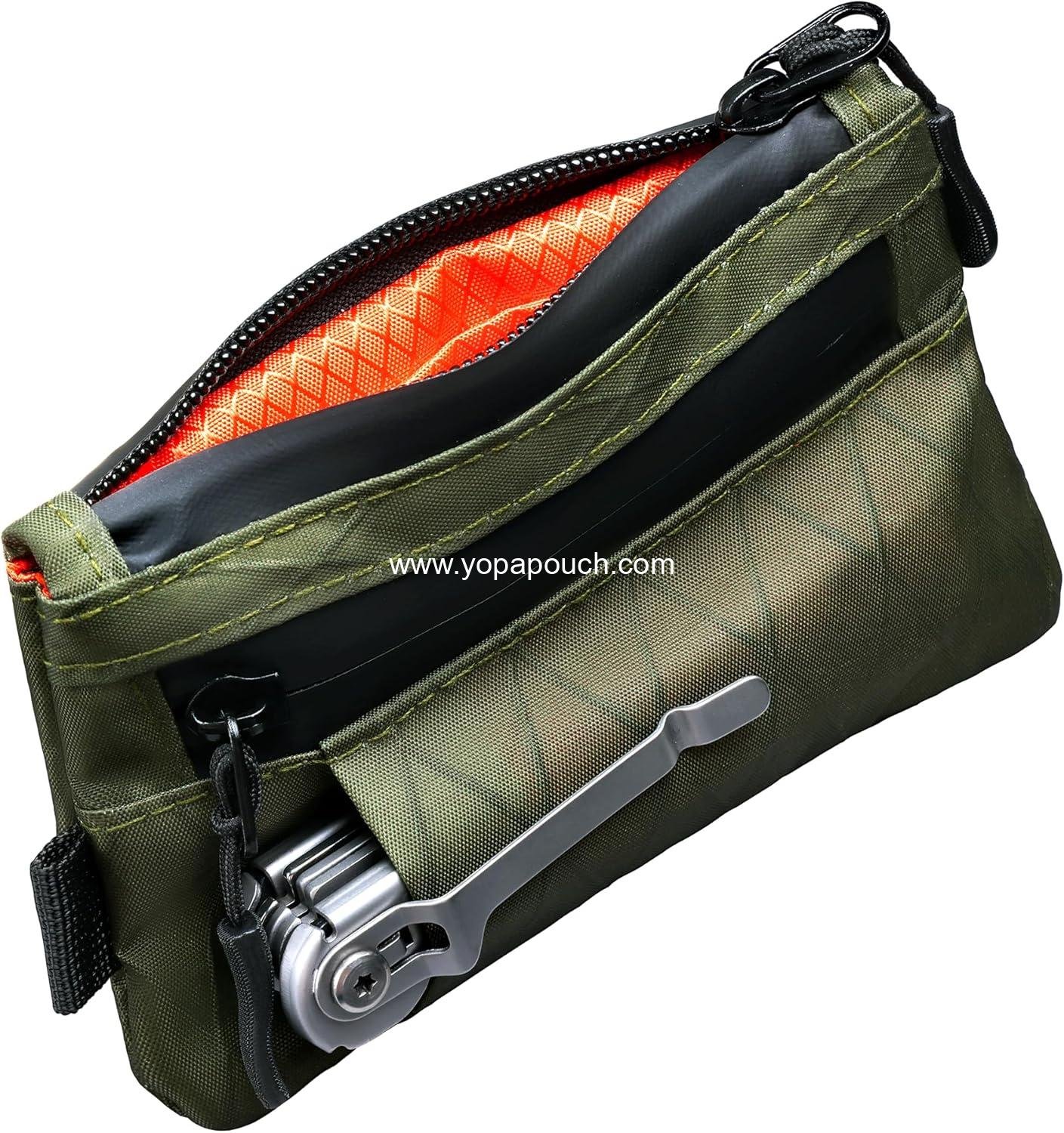 Wholesale RFID Blocking Minimalist Wallet for Men, Waterproof EDC Zip Wallet for 1–12 Cards with Multi-Tool Slot - Supplier