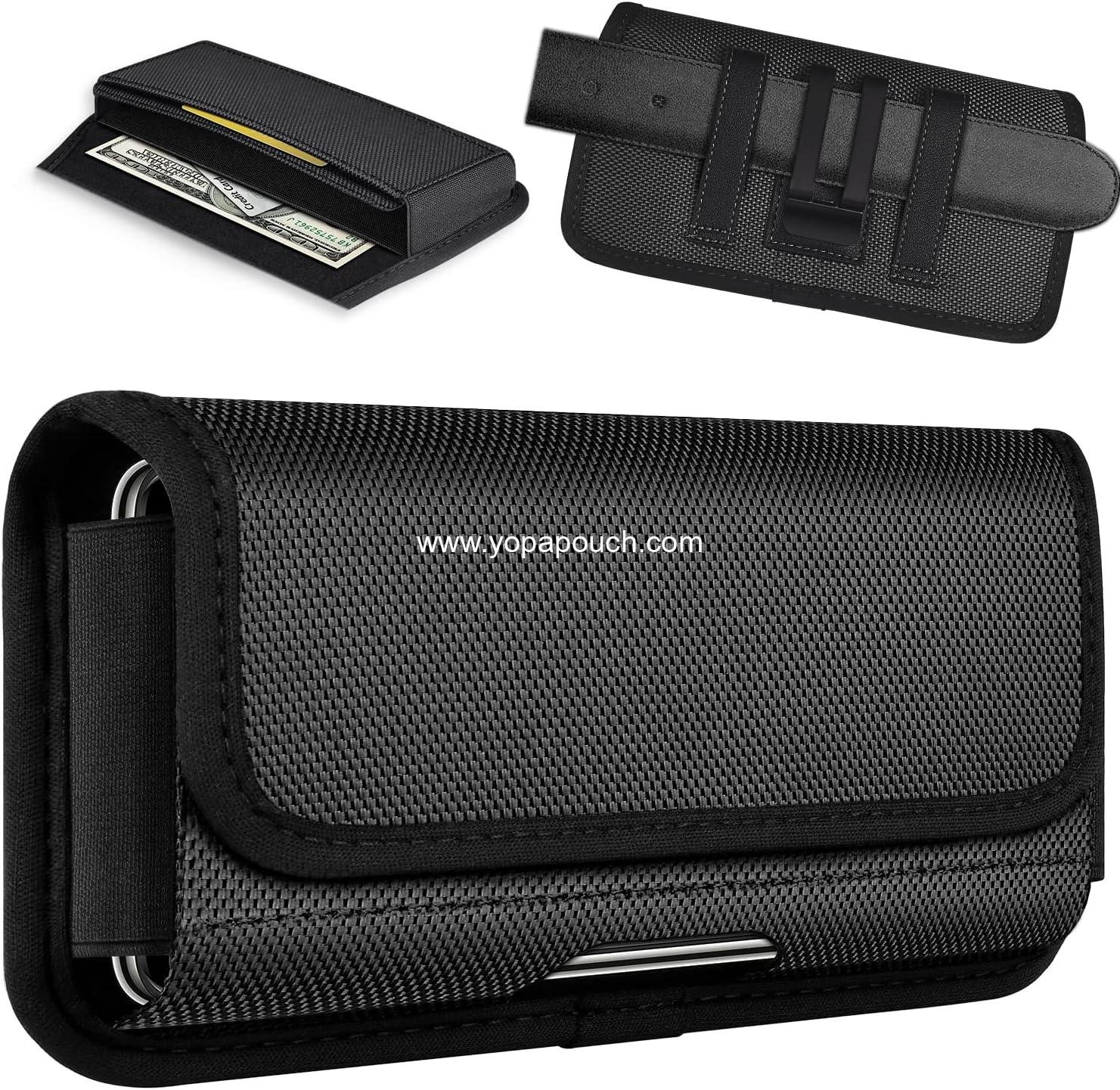 Wholesale Rugged Nylon Holster for iPhone 17, 16, 15, 14, 13, 12 & Pro Models, Galaxy S25, S24, S23, S22, S21 - Cell Phone Belt Holder for Men, Black - Supplier Wholesale Rugged Nylon Holster for iPhone 17, 16, 15, 14, 13, 12 & Pro Models, Galaxy S25, S24, S23, S22, S21 - Cell Phone Belt Holder for Men, Black - Supplier