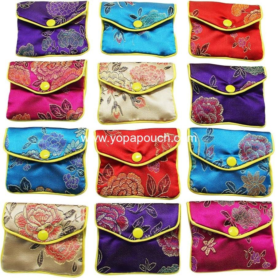 Wholesale Silk Jewelry Pouch Gift Bags - Pack of 12 Small, Multiple Colors, Supplier Wholesale Silk Jewelry Pouch Gift Bags - Pack of 12 Small, Multiple Colors, Supplier