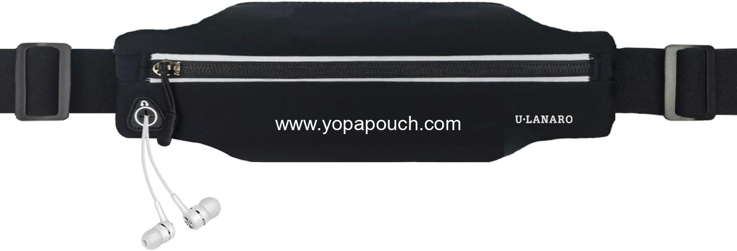 Wholesale Slim Running Belt Fanny Pack for Men and Women, Phone Holder Waist Pack for Workouts, Money Belt and Running Gear Accessories [Fits ALL Phones] Supplier