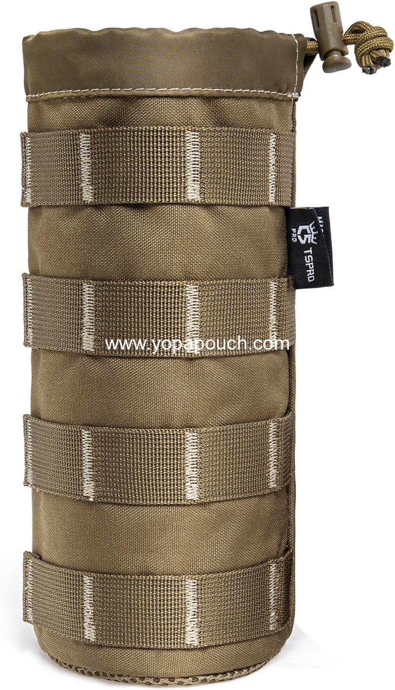 Wholesale Tactical MOLLE Water Bottle Pouch - Durable Universal Holder for 16-32 oz Bottles, Ideal for Outdoor Hiking Camping Gear Supplier
