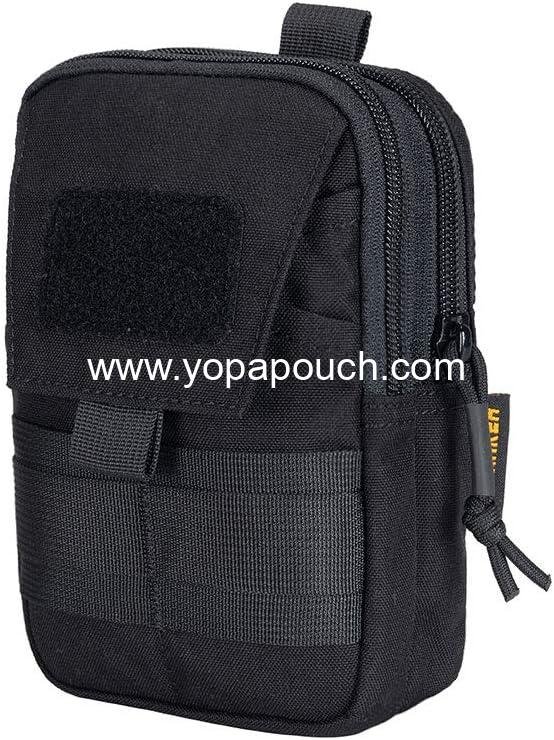 Wholesale Tactical Molle EDC Pouch Nylon Belt Waist Bag Camping Hiking Organizer with Cellphone Holster for iPhone 12 Pro, 12, 11 Pro Max, XS Max, XR, XS, X, 8 Plus, 8, 7, 6 and Samsung Galaxy Note 9, S9 - Supplier
