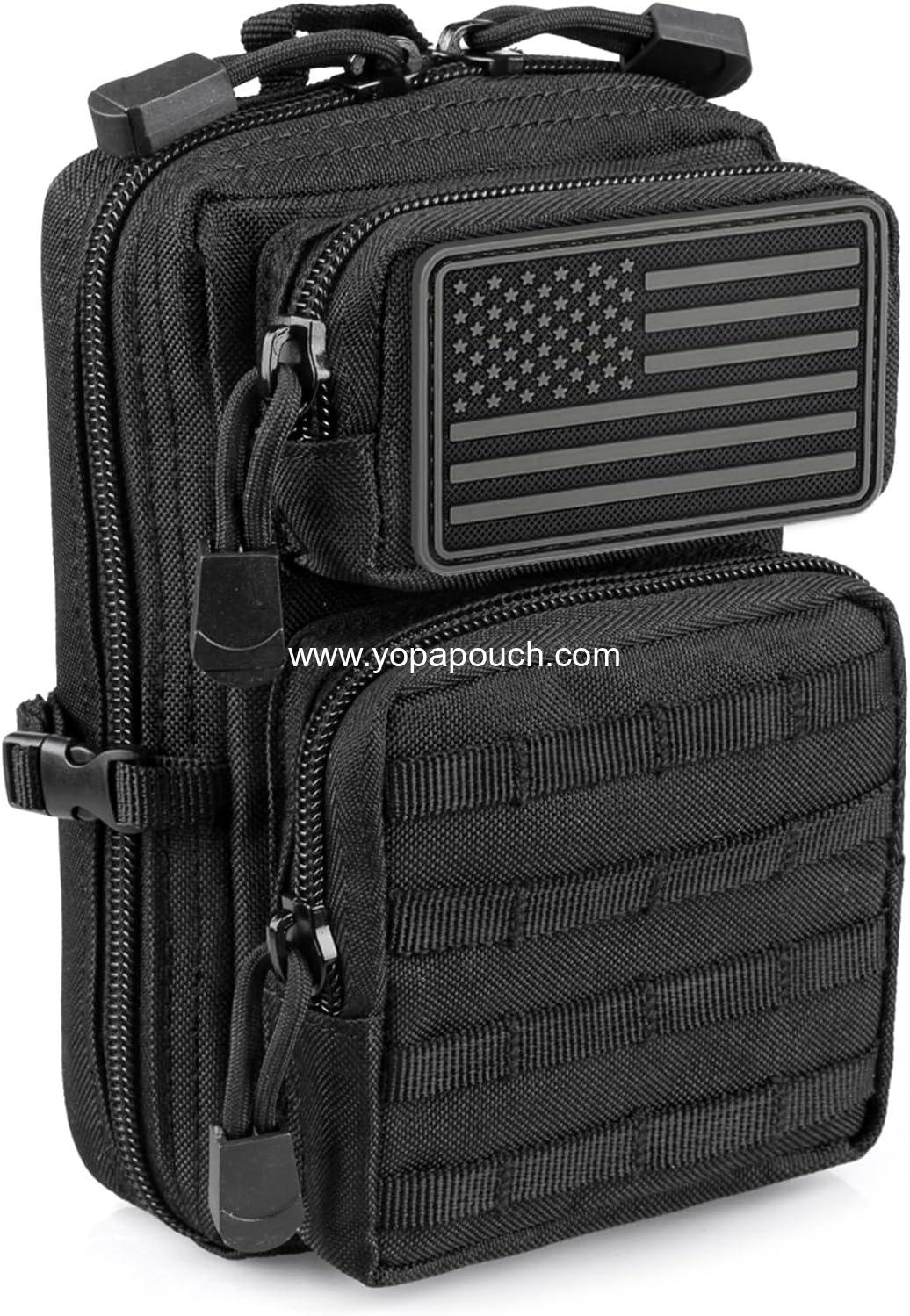 Wholesale Tactical Molle Utility Pouch EDC Tool Mini Waist Pouch Medical IFAK Pack Designed for 3-Day Backpack Manufacturer