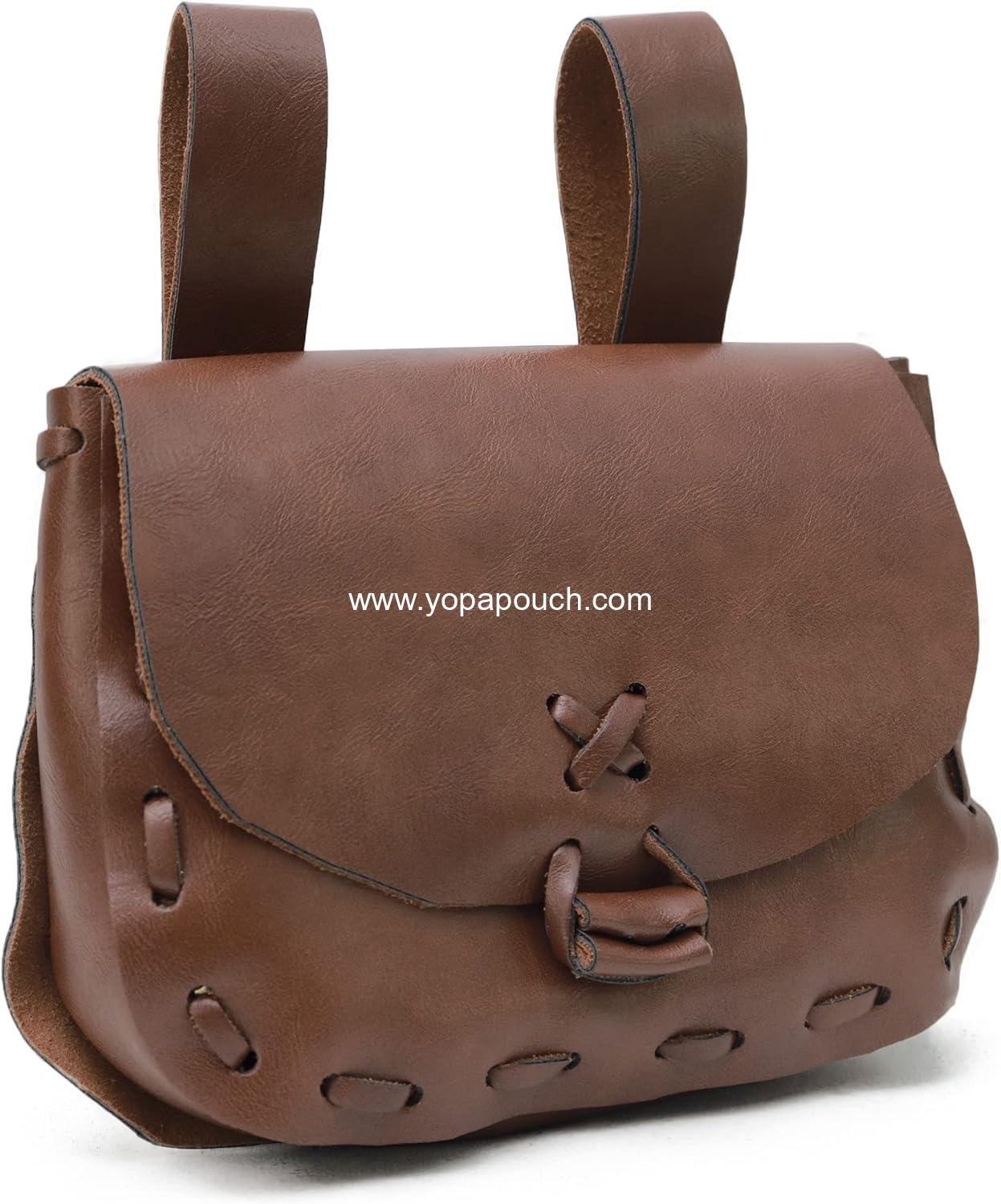 Wholesale Vintage Waist Pack Belt Pouch for Women - LARP Renaissance Costume Accessories - Perfect for Mento - Factory