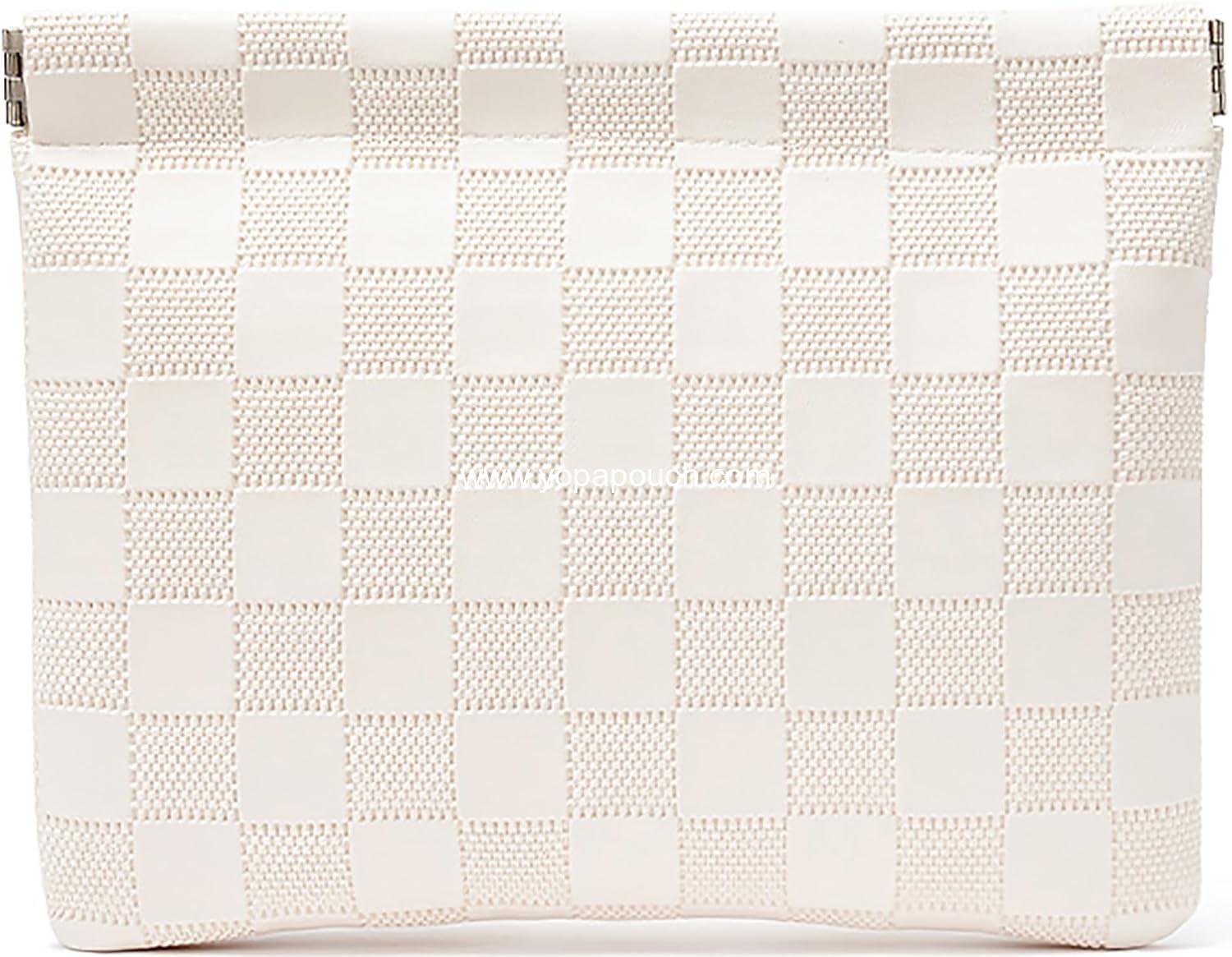 Wholesale Waterproof Leather Pocket Cosmetic Bag for Purse, Coin Purse, and Lipstick Organizer, Travel Storage Pouch, Portable Self-Closing Small Makeup Kit for Women - Supplier