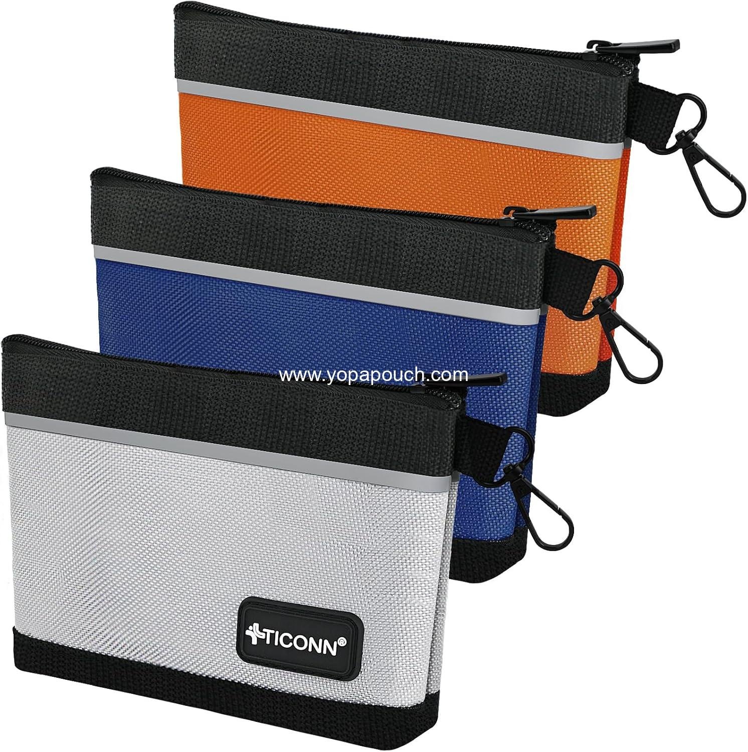 Wholesale Zipper Tool Pouches, 1680D Waterproof Small Tool Bags for Organizing and Storage (3 Pack) - Manufacturer