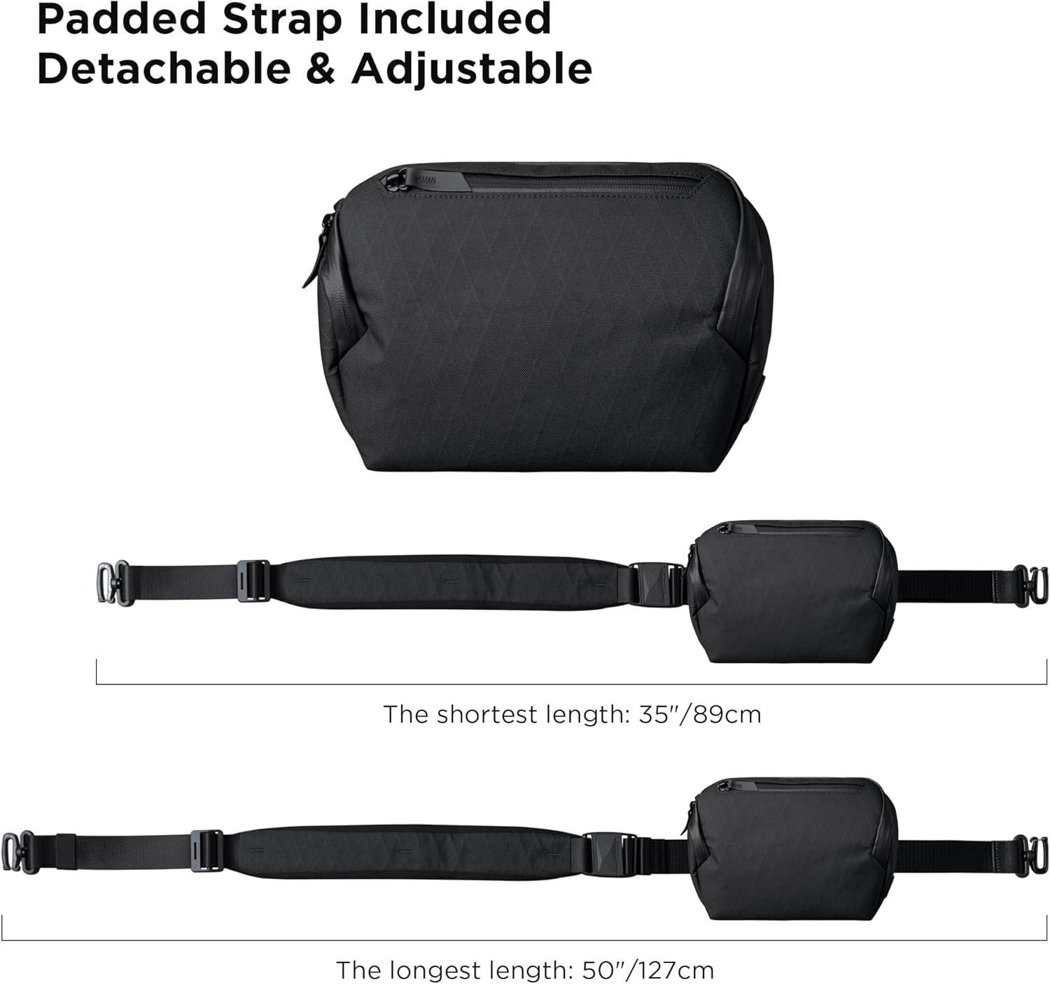 Wholesale Men's Sling Bag - Fits iPad Mini, Electronics & Accessories, Removable Strap, Weatherproof Fabric - Supplier