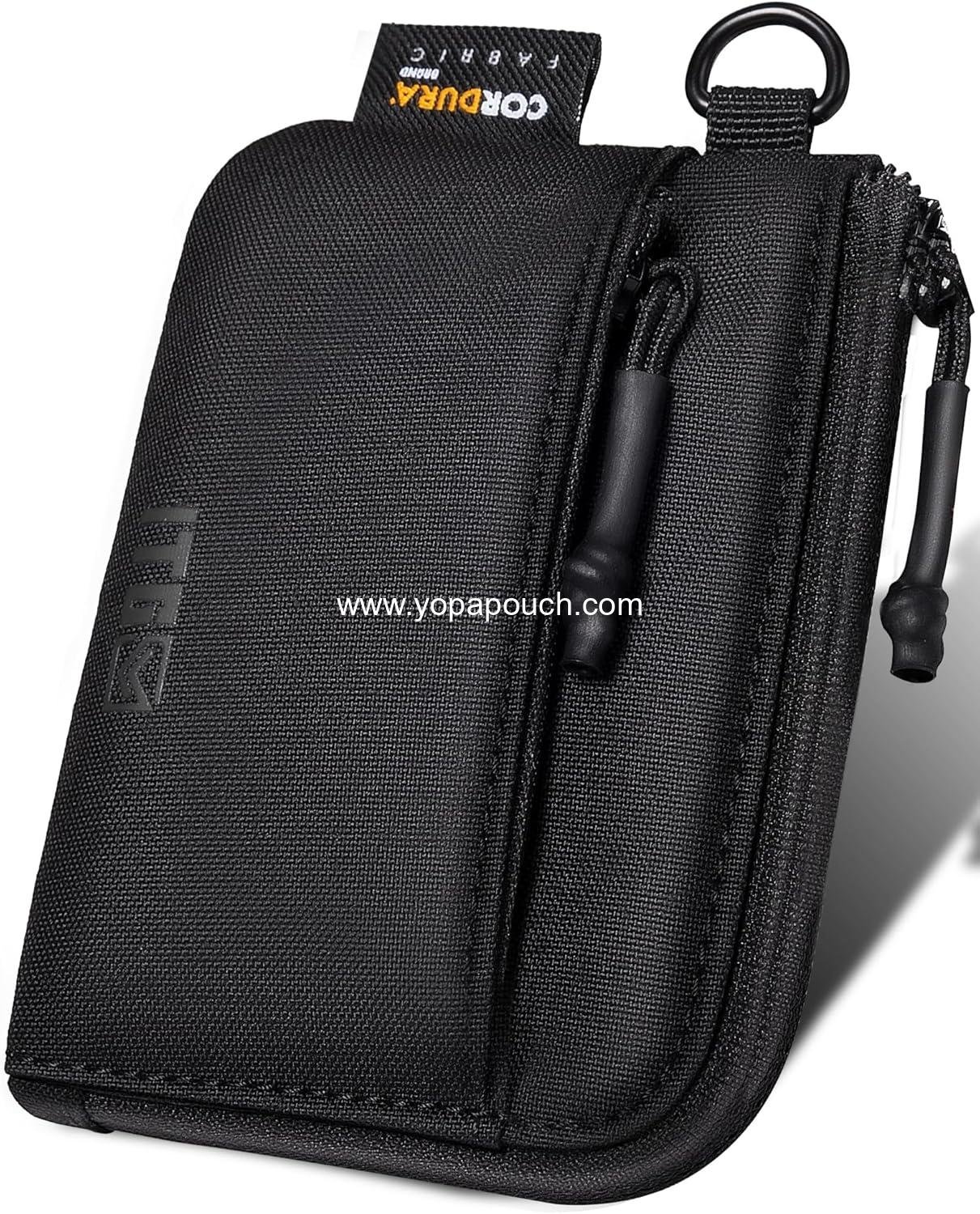 Wholesale Slim Minimalist Coin Purse for Men, 500D CORDURA Small Coin Pouch with Zipper | Tactical EDC Bag for Outdoor & Urban Carry Supplier