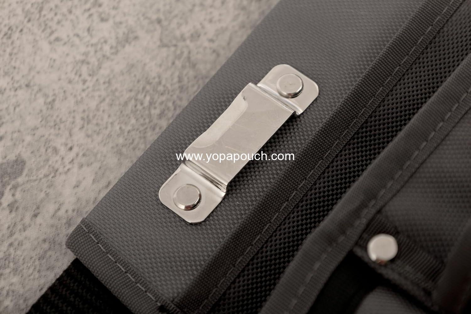 Wholesale Small Tool Belt Pouches, 11-Pocket Magnetic Tool Belt for Electricians and Carpenters, Heavy Duty Nylon with Metal Buckle, 1680D Oxford - Supplier