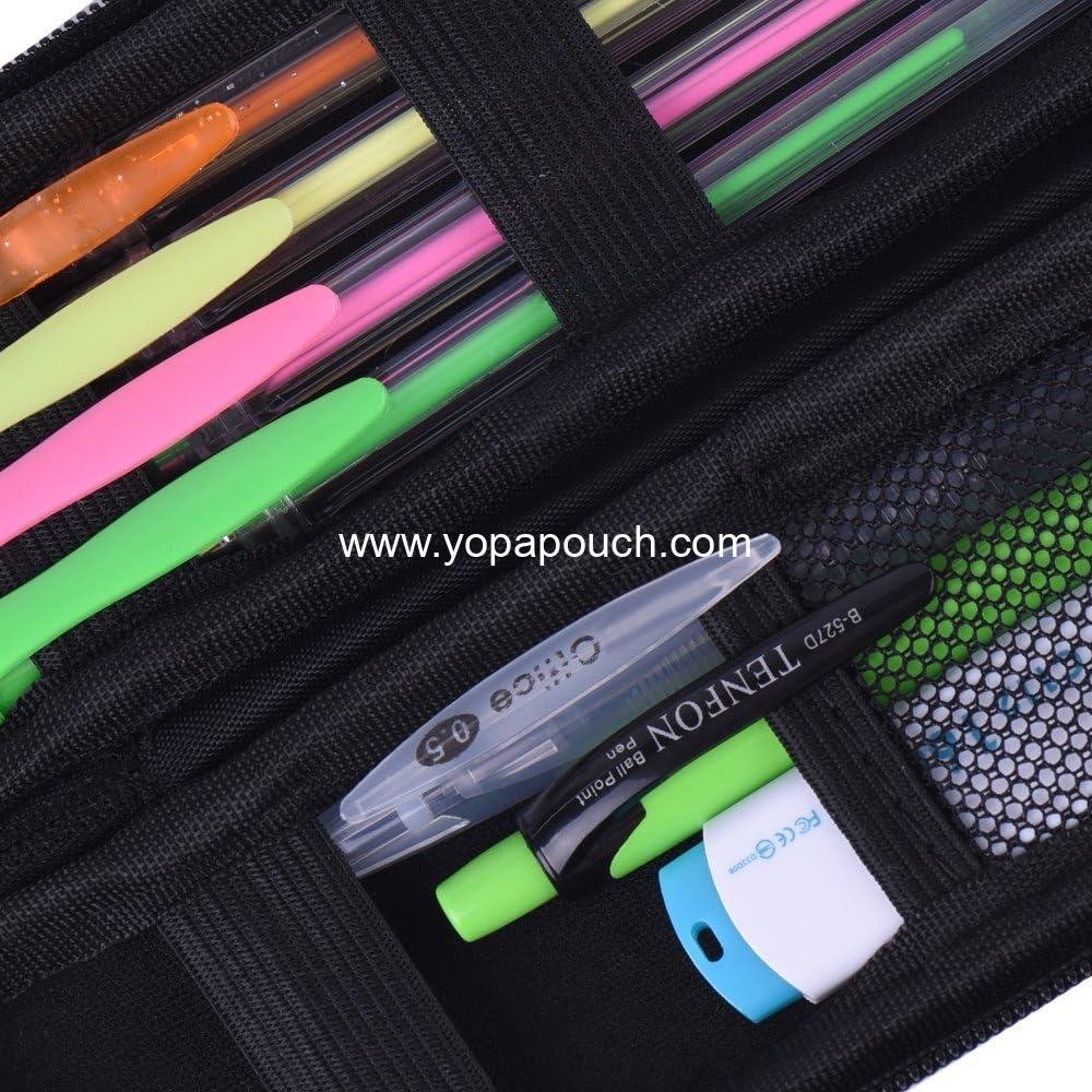 Wholesale Large Capacity Zippered Canvas Pencil Case for Adults, Girls, and Boys - Factory
