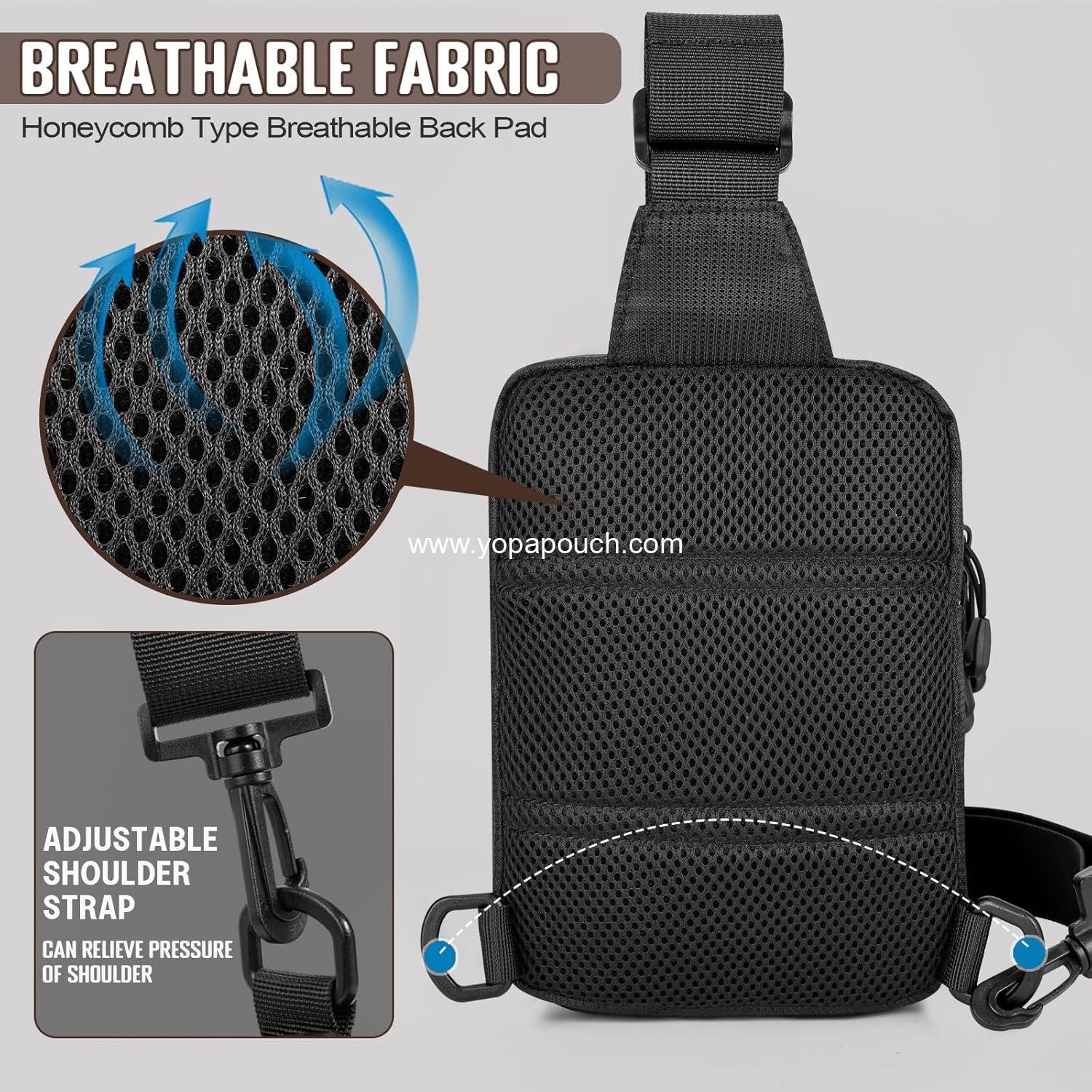 Wholesale Tactical Waterproof Mini Sling Bag for Men – EDC Crossbody Chest Bag for Travel, Work, and Sports – Factory