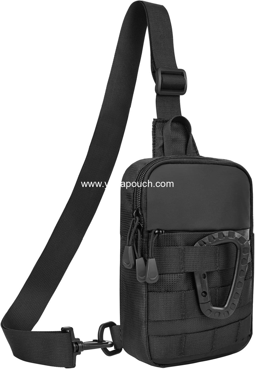 Wholesale Tactical Waterproof Mini Sling Bag for Men – EDC Crossbody Chest Bag for Travel, Work, and Sports – Factory