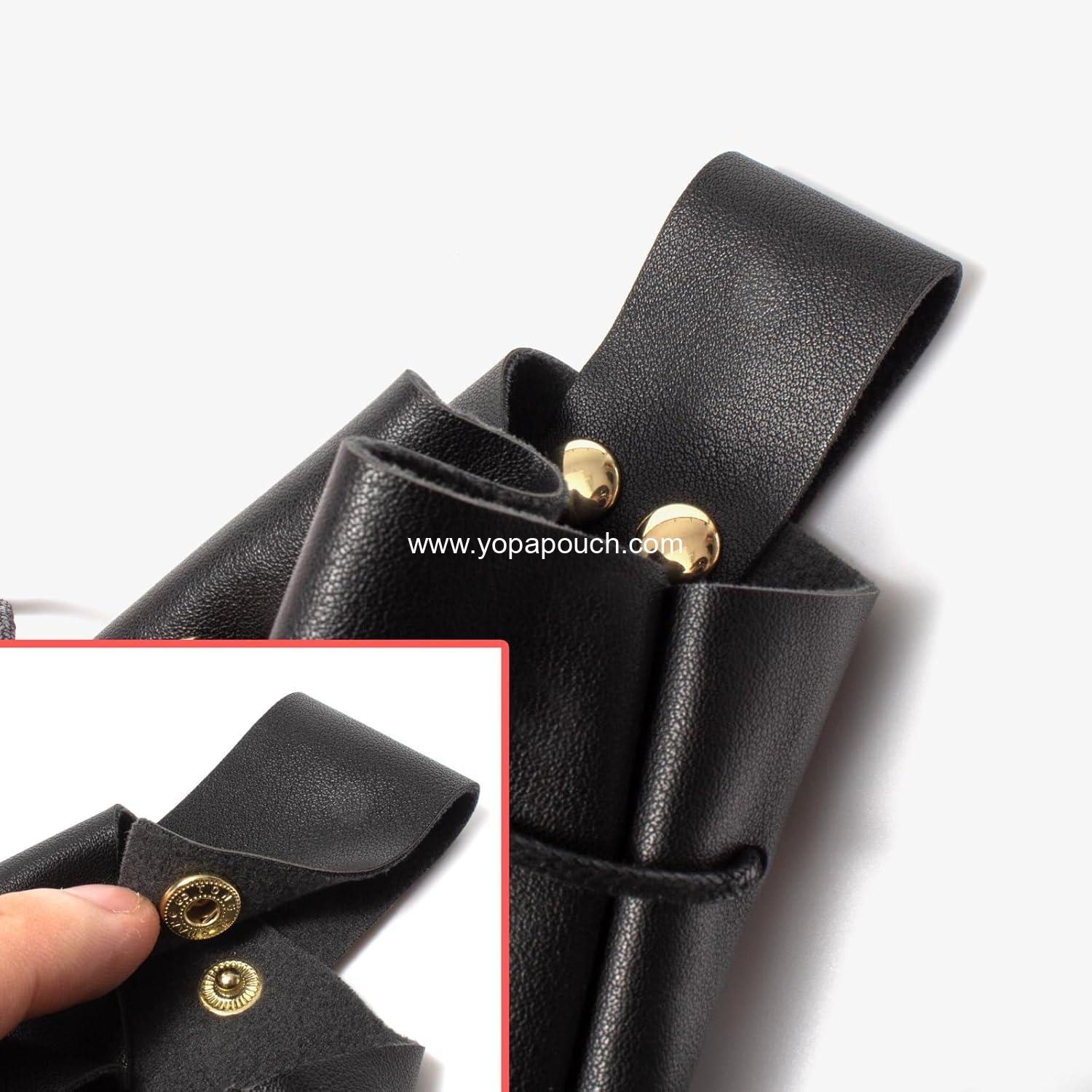 OEM 3 Pcs Halloween Renaissance Belt Pouch Coin Purse Phone Holder Skirt Hikes Medieval Viking Pirate Leather Costume Set (Black) - Supplier