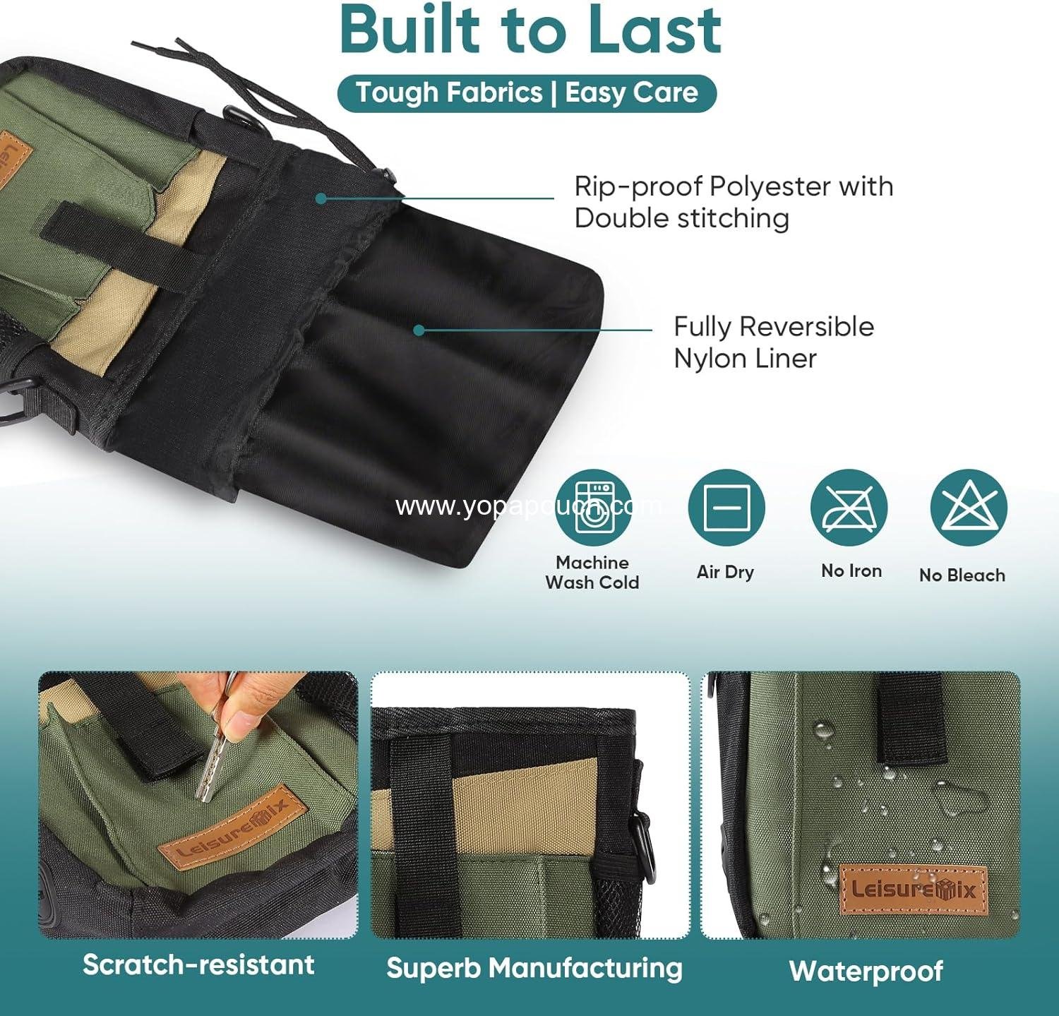 Wholesale Dog Treat Pouch with Collapsible Bowl and Zippered Pockets, Hands-Free Training Bag for Dogs, Waterproof Pet Waist Bag with Adjustable Strap for Training and Outdoor Use (Black) Supplier