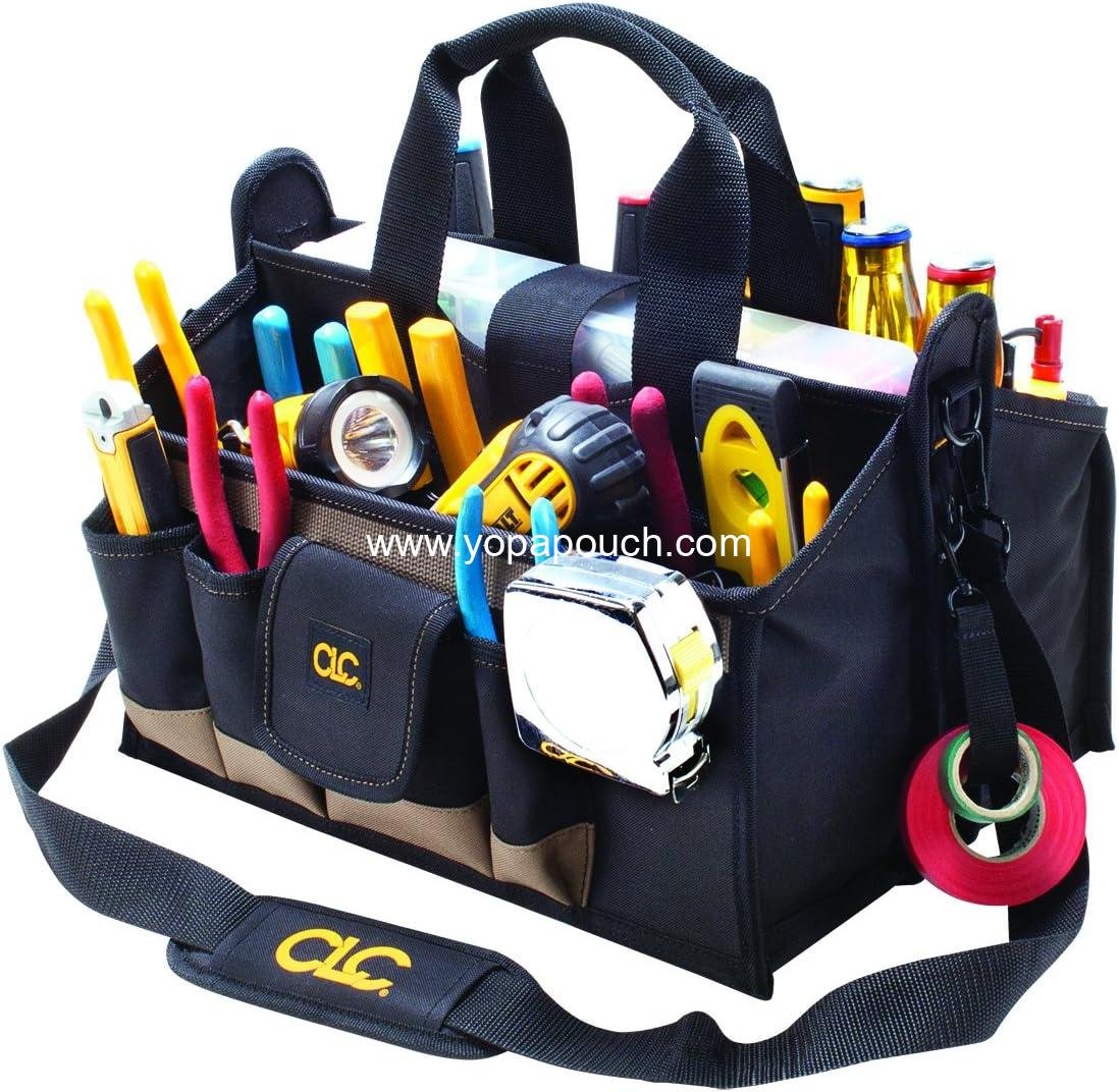 Wholesale 16 In. Center Tray Tool Bag, 16 Pocket