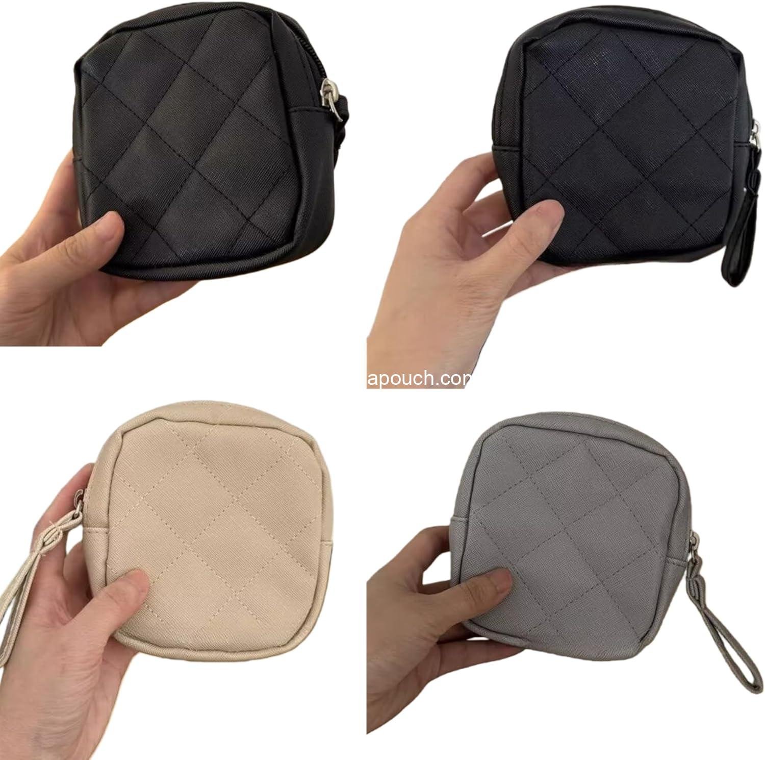 Wholesale Mini Makeup Bag for Purse - Compact PU Cosmetic Pouch for Women, Portable Travel Makeup Case for Lipstick, Keys, and Bank Cards - OEM Supplier