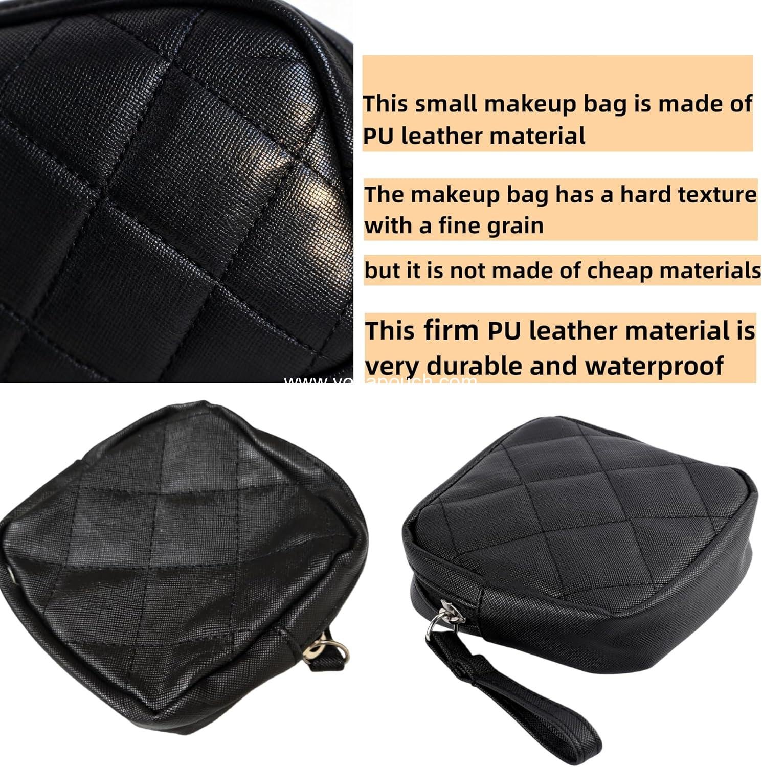 Wholesale Mini Makeup Bag for Purse - Compact PU Cosmetic Pouch for Women, Portable Travel Makeup Case for Lipstick, Keys, and Bank Cards - OEM Supplier